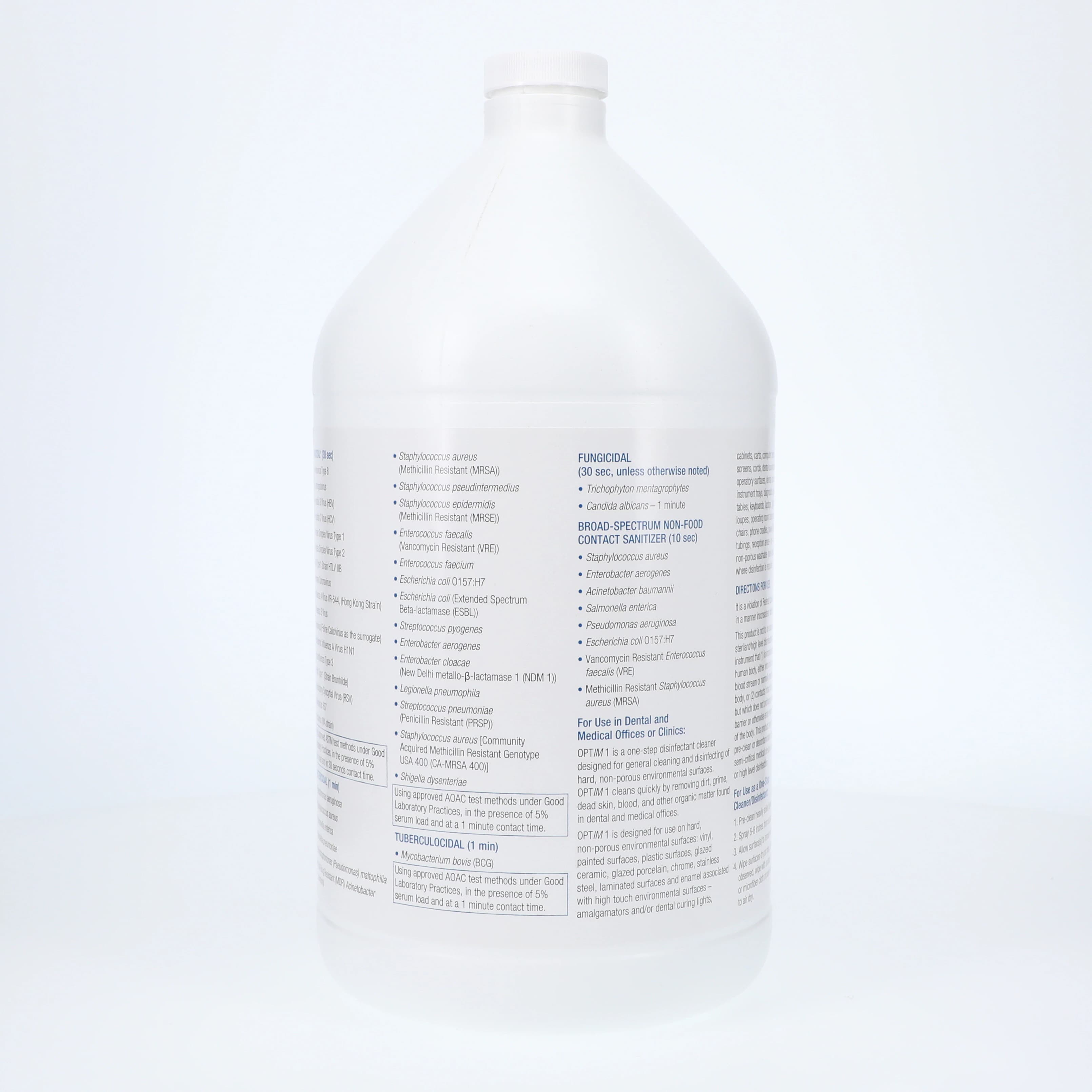 Optim 1 Disinfectant Solution, 1 Gallon Bottle, 0.5% Hydrogen Peroxide, EPA #74559-9, OPT1-4X1 thumbnail 3