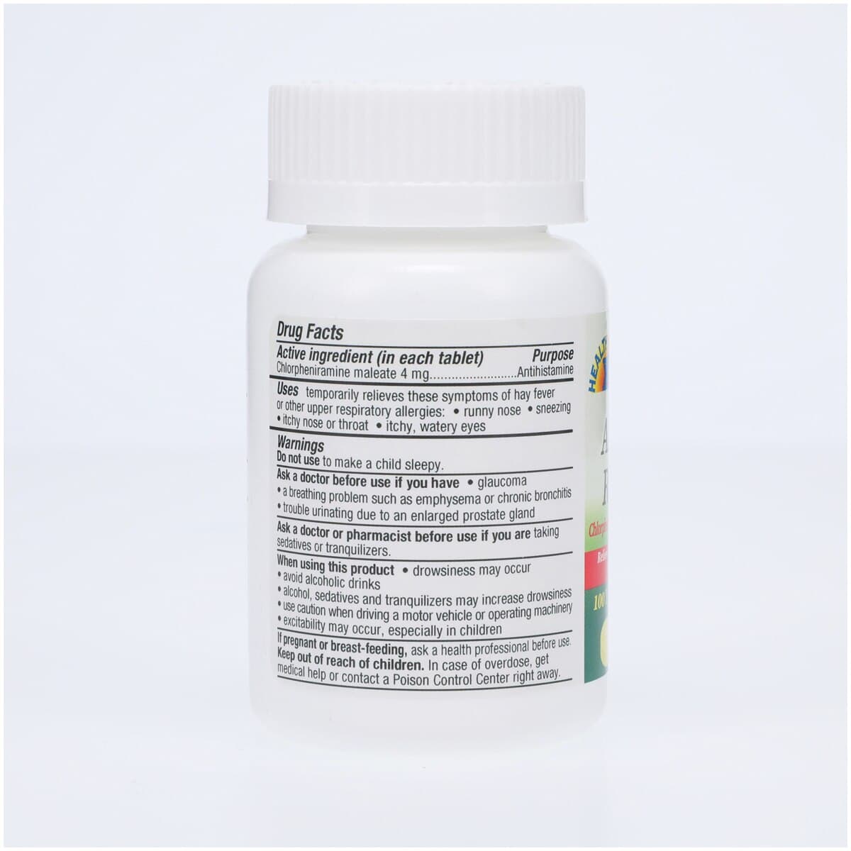 Chlorpheniramine Tablets, 4mg, 100/Bottle, Geri-Care Pharmaceuticals thumbnail 2