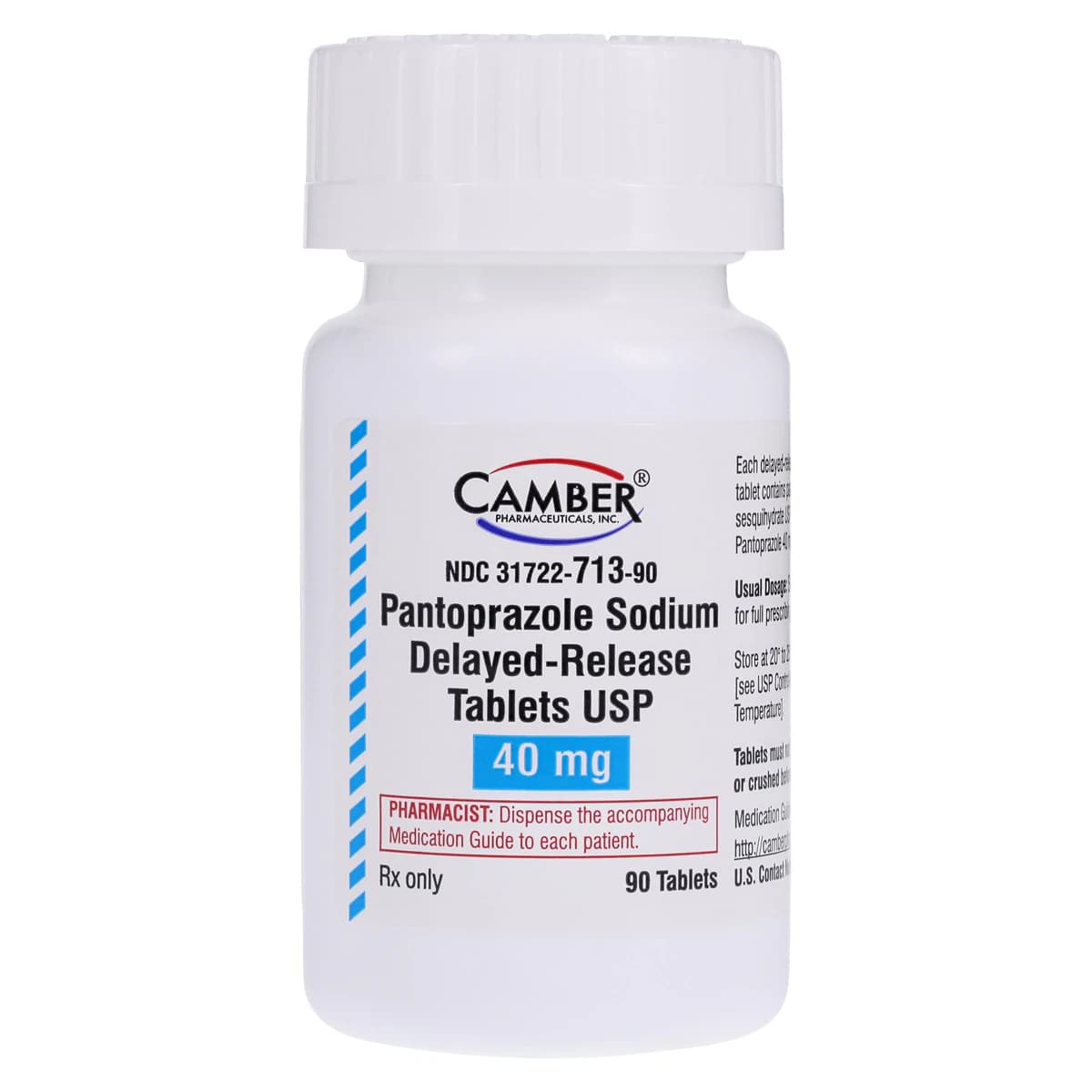 Pantoprazole Sodium DR Tablets, 40mg, 90/Bottle - Pantoprazole Sodium DR Tablets - Image 1