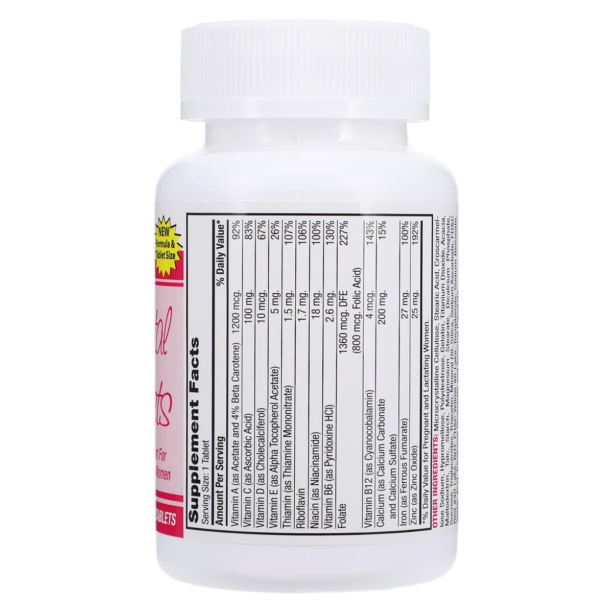 Major Pharmaceuticals Prenatal Tablets, 100/Bottle thumbnail 2