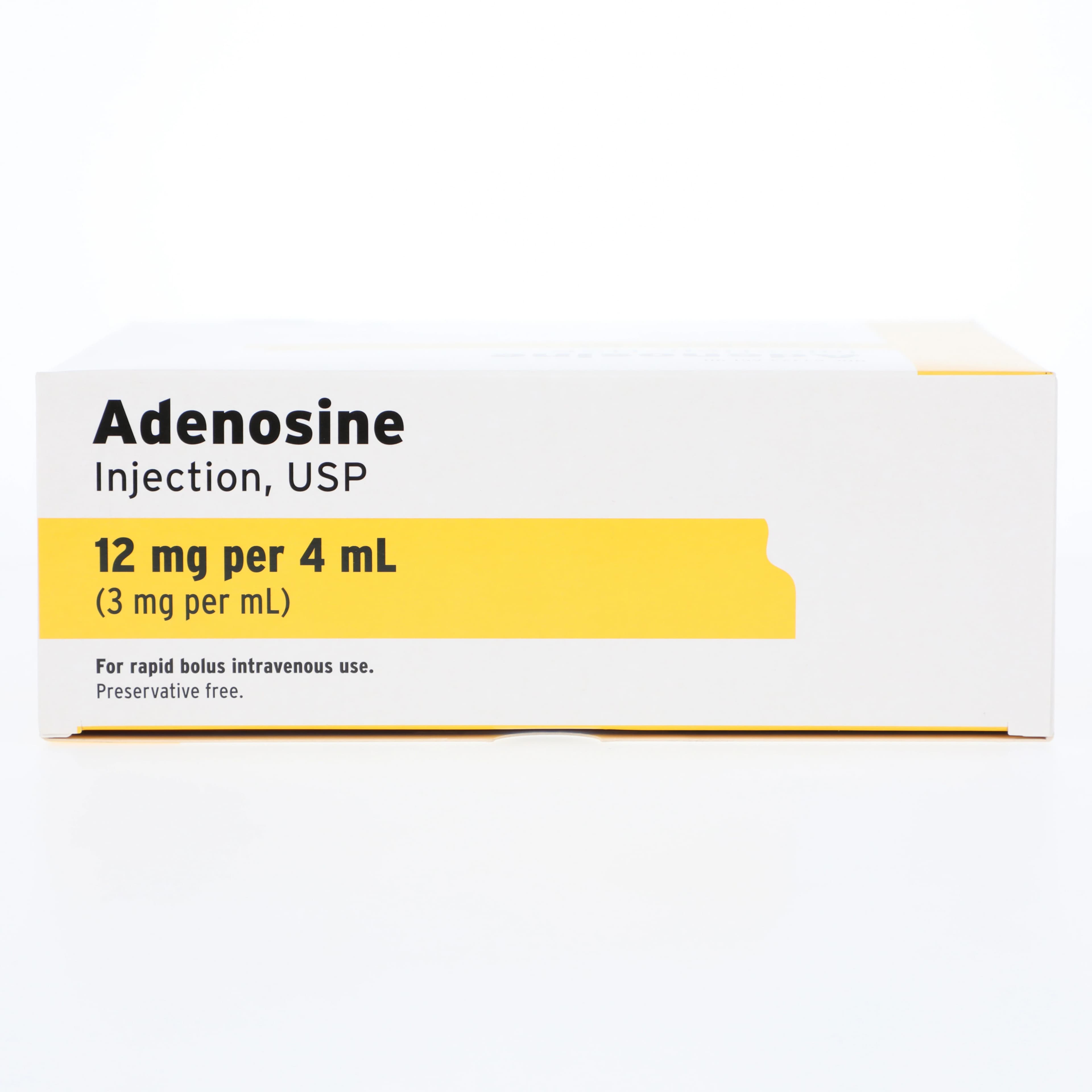Adenosine Injection 3mg/mL Pre-Filled Syringe, 4mL, 10/Package thumbnail 4