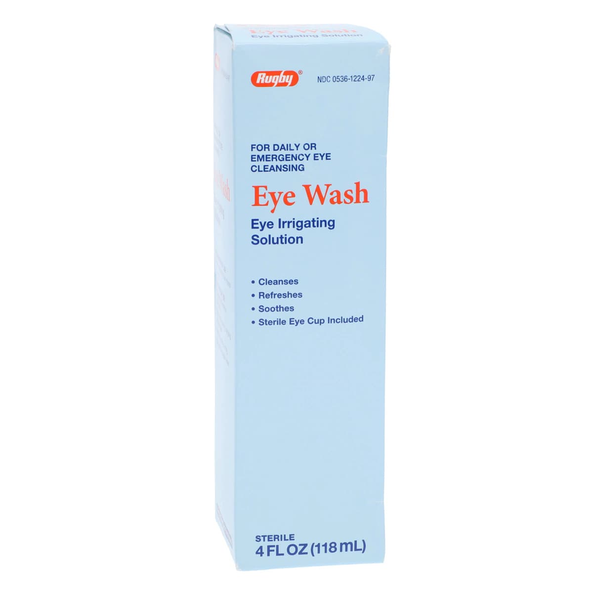Major Pharmaceuticals Eye Wash Solution, Flip-Top Bottle, 118mL (4oz) - Eye Wash Solution Flip-Top - Image 1