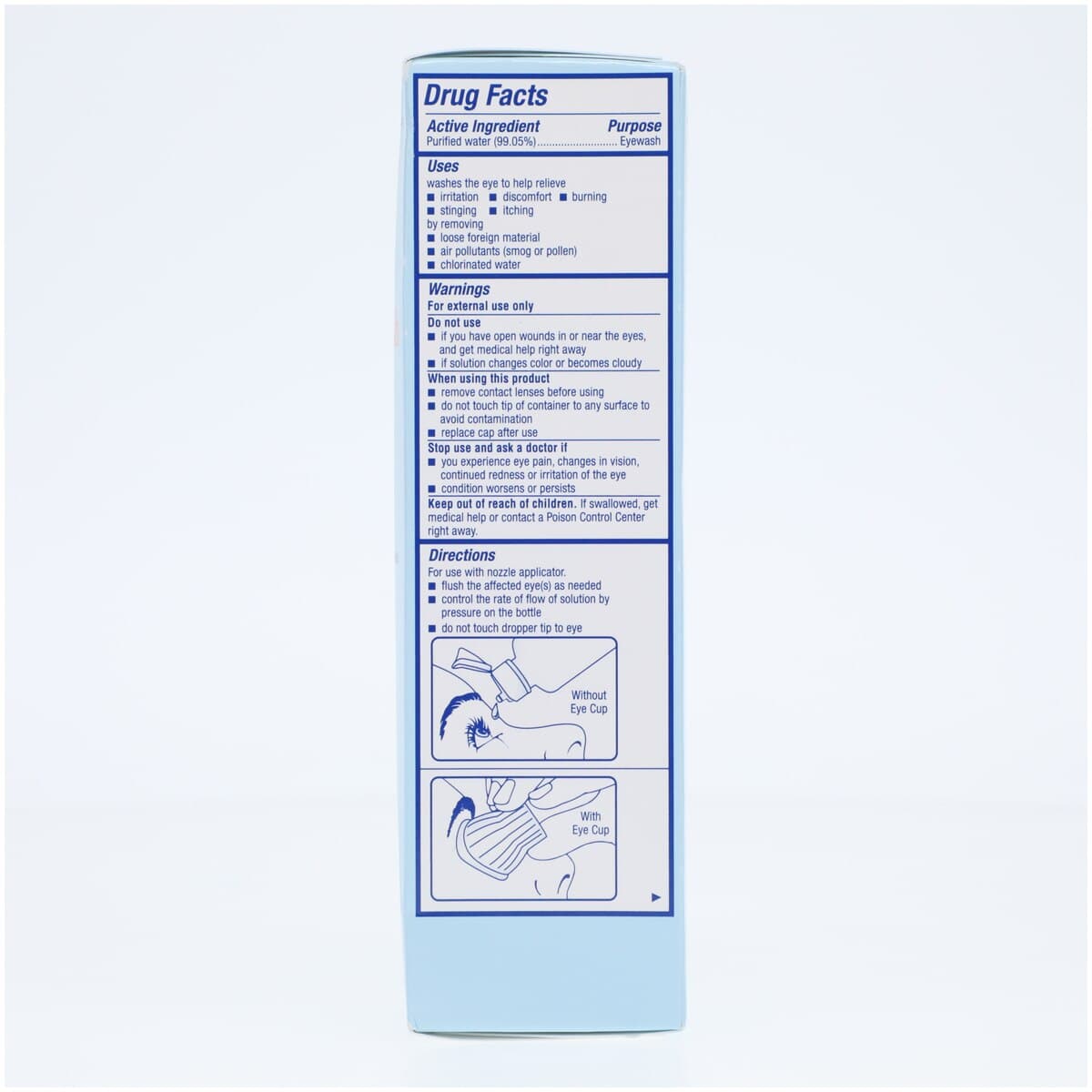 Major Pharmaceuticals Eye Wash Solution, Flip-Top Bottle, 118mL (4oz) thumbnail 3