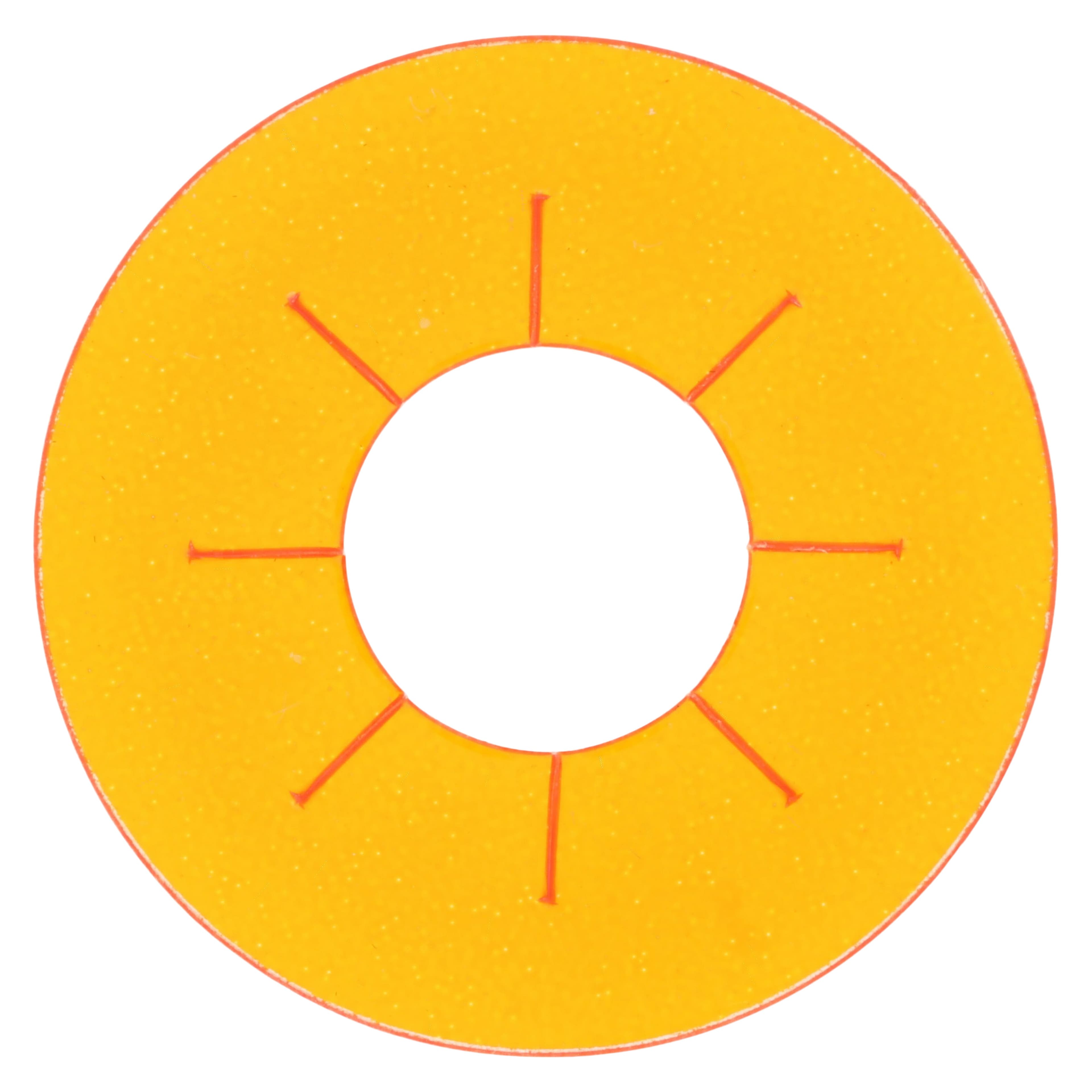 Spring Health The Cure Eye Shields, Orange, 8mm, 6/Pkg - Spring Health - 8mm Orange Shields, pack of 6 - Image 1