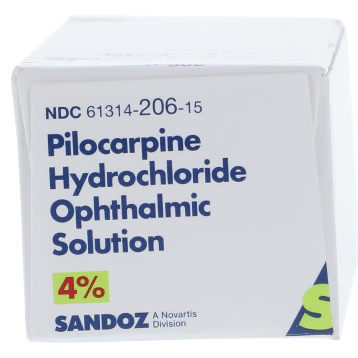 Pilocarpine HCl Ophthalmic Solution 4%, 15 mL Bottle, Sandoz thumbnail 2