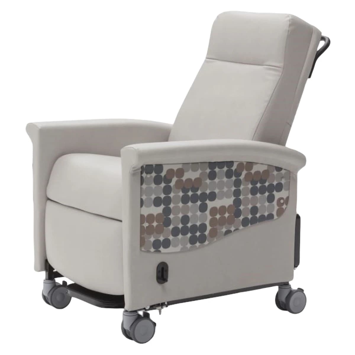 Champion alo Transporter Power Recliner, Steel Frame, Vinyl Upholstery, 300 lb Capacity, Colonial Blue - Recliner/Trns Pwr ALO Col Blue - Image 1