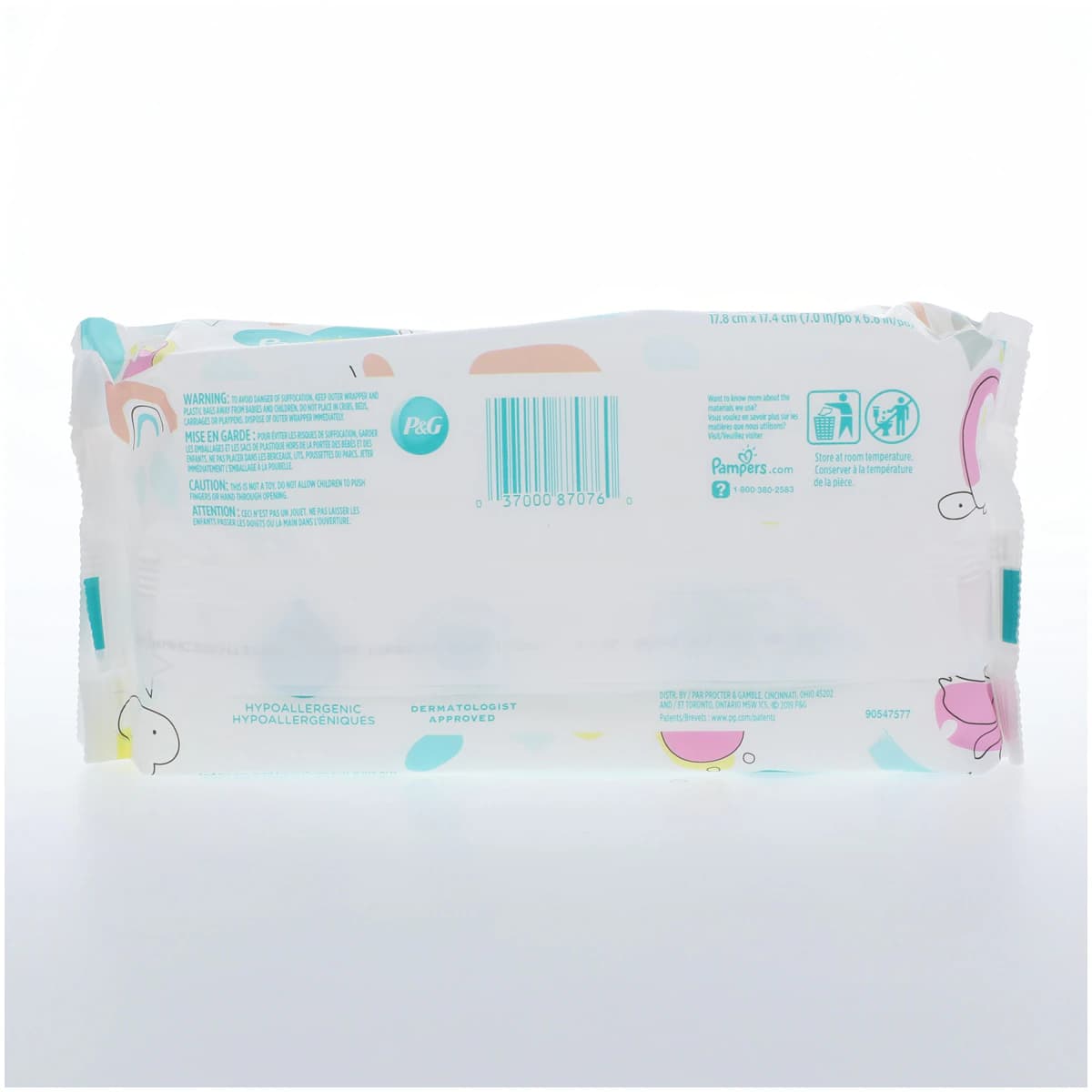 Pampers Sensitive Baby Wipes, 56/Package thumbnail 2