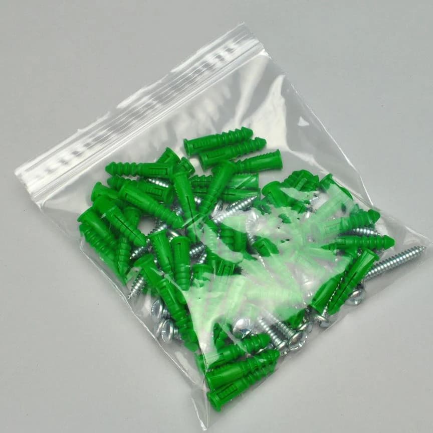 Elkay Plastics Clear Line Single Track Seal Top Plastic Bag, Clear, 1000/Case - Bag Plastic Clear Seal Top - Image 1