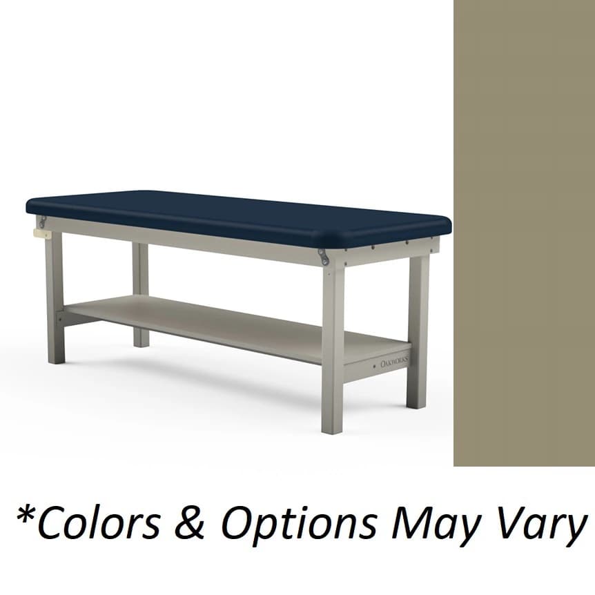 Oakworks Powerline Treatment Table, 30" Width, Gray Clay, 500 lb Capacity - Table Tx 30" Gray Clay - Image 1