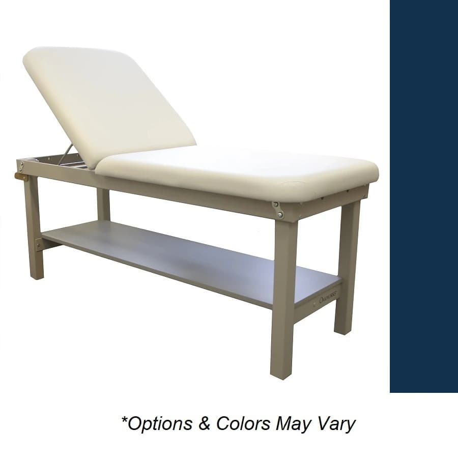 Oakworks Powerline Treatment Table Tx Flat, Natural, 27" Height, Sapphire, 500 lb Capacity - Table Tx Flat Nat 27" Sapphire - Image 1