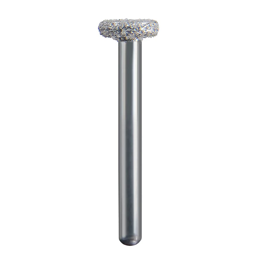 Spring Health Products Super Coarse Wheel FG Diamond Bur, Friction Grip, 909-043, Single-Use, 25/Pack, 863SC25 - Wheel FG Diamond Burs - Image 1