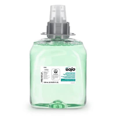 GOJO Green Certified Foam Hair and Body Wash Refill, 1250 mL, 4/Case - GOJO Green Certified Foam Hair and Body Wash Refill - Image 1