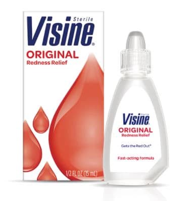 Visine Original Ophthalmic Drops, 15mL/Bottle - Visine Original Ophth Drops - Image 1
