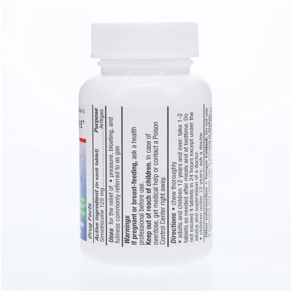Geri-Care Simethicone Chewable Tablets, 125mg, Mint Flavor, 30/Bottle thumbnail 2
