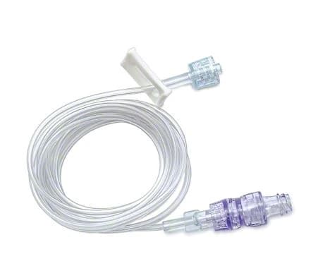 B. Braun TKO-6P IV Extension Set, 60", Male Luer Lock, Needleless Connector, DEHP-Free, Sterile, 100/Case - Extension Set IV TKO-6P - Image 1