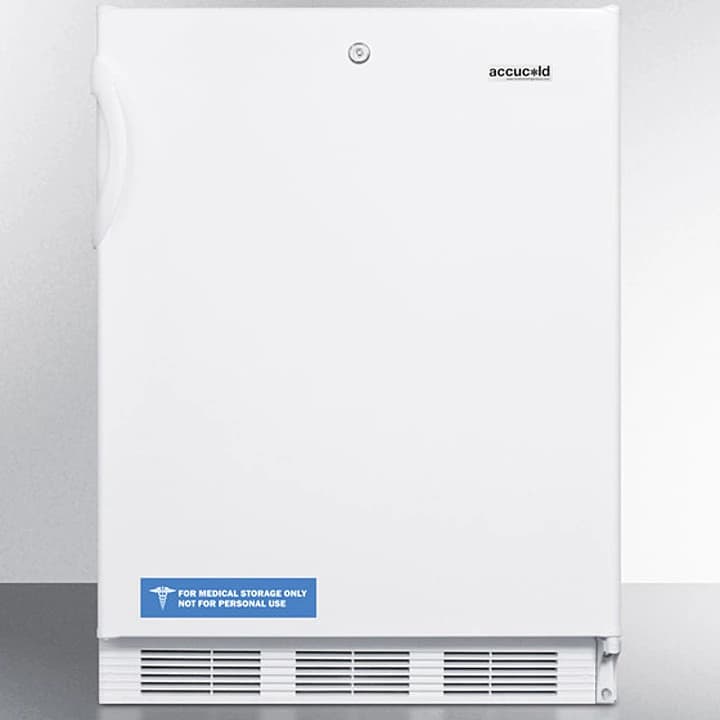Summit General Purpose Refrigerator/Freezer, 5.1 Cu Ft, Solid Door, Right Hinge/Reversible, -10 to -45C, Cycle Defrost - Fridge/Frzr GP Built-In Solid - Image 1
