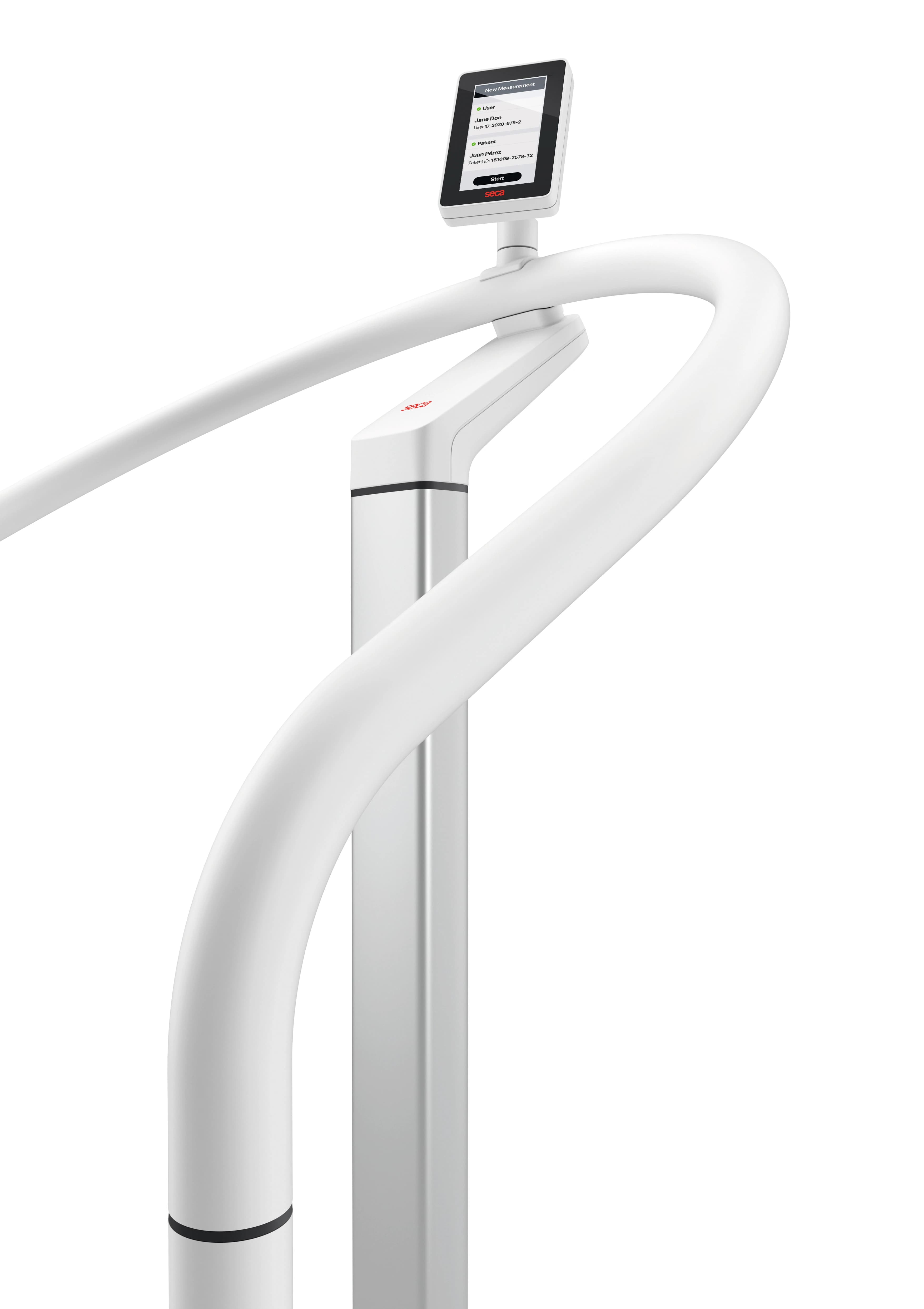 Seca Handrail Scale with EMR and ID Display, 800 lb / 360 kg Capacity, Digital, Each thumbnail 3