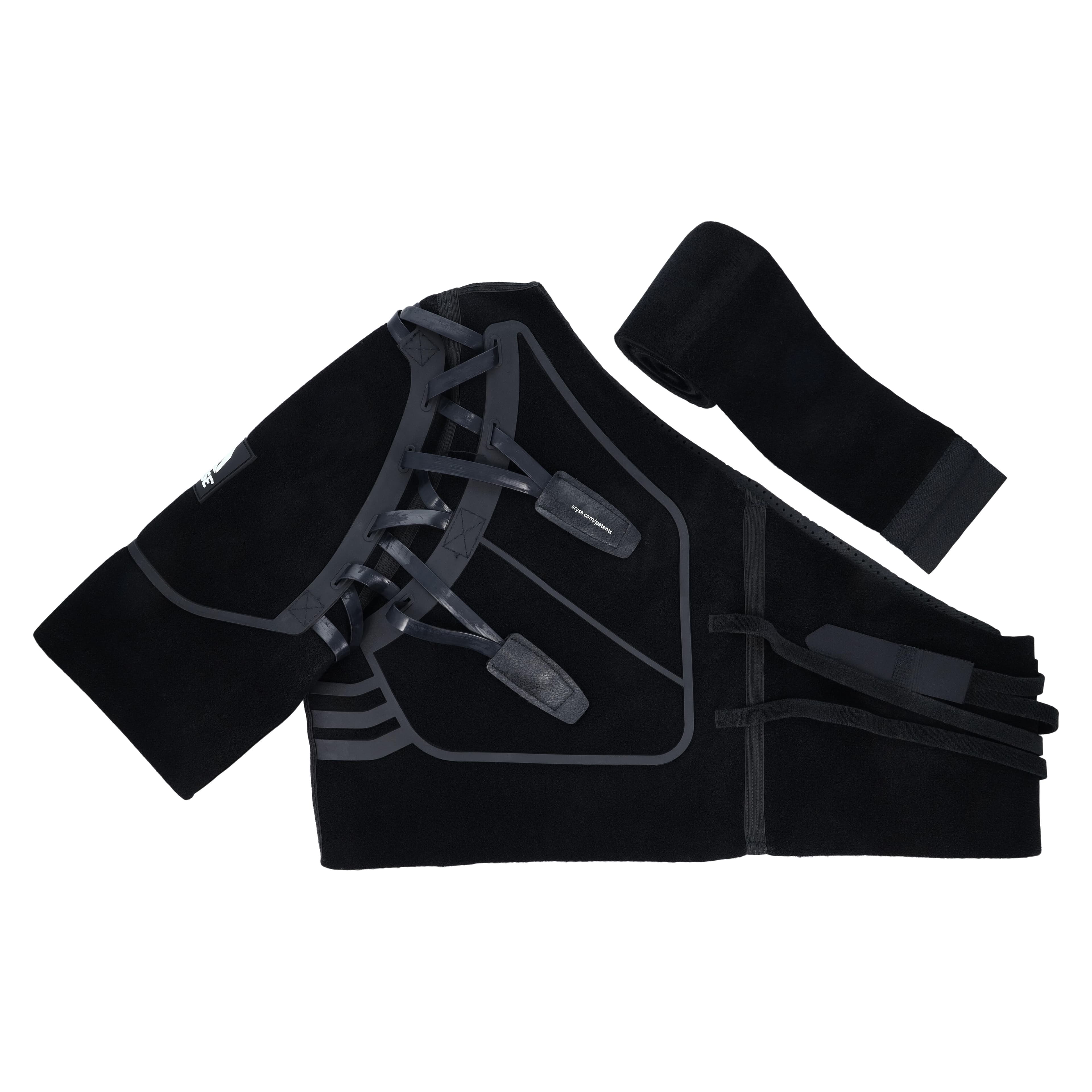 Aryse SFAST Shoulder Brace, Adult, Medium, Black, Fabric/Polyurethane, 38-42" thumbnail 3