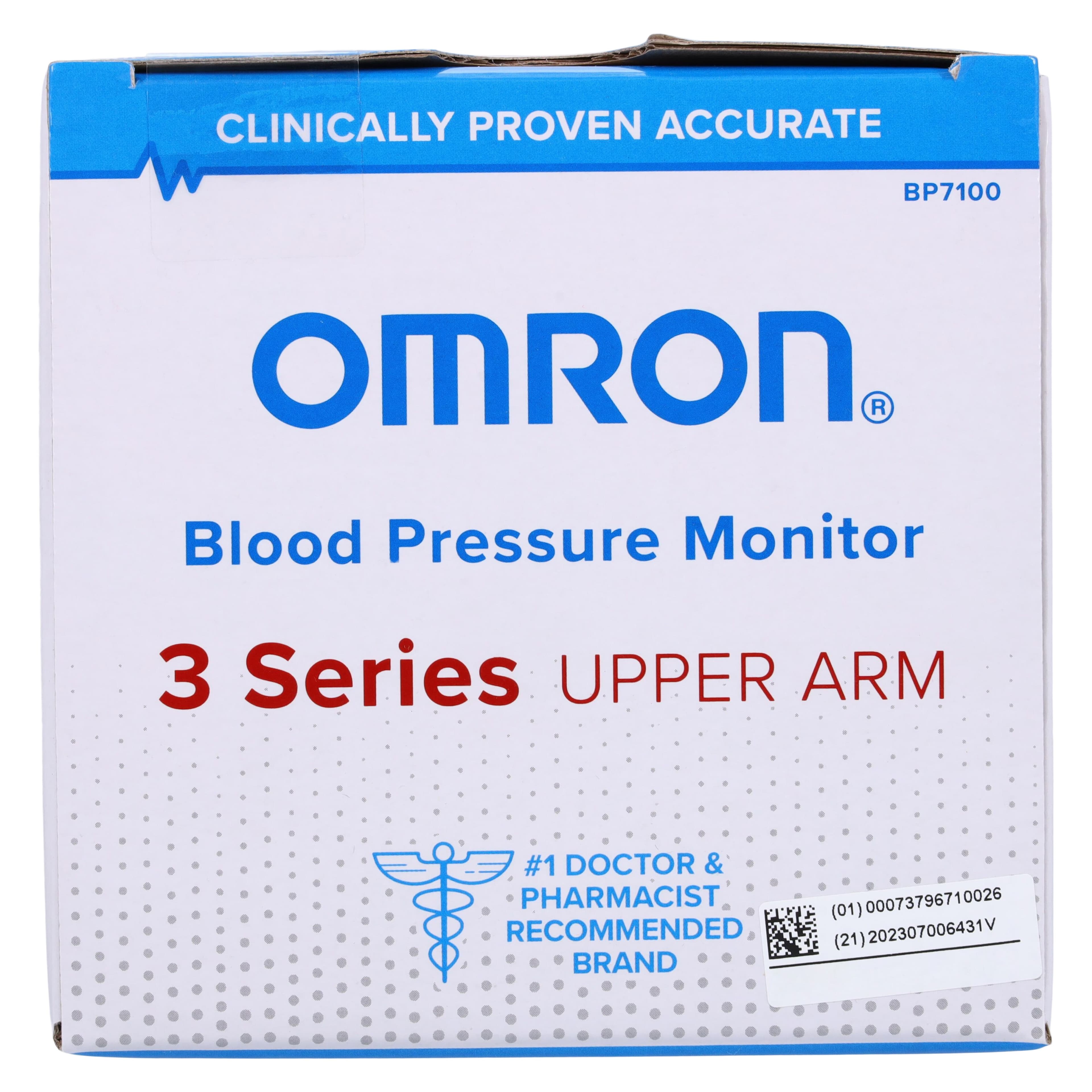 Omron 3 Series Upper Arm Blood Pressure Monitor, Black/White, Pocket Size, BP3 Series thumbnail 3