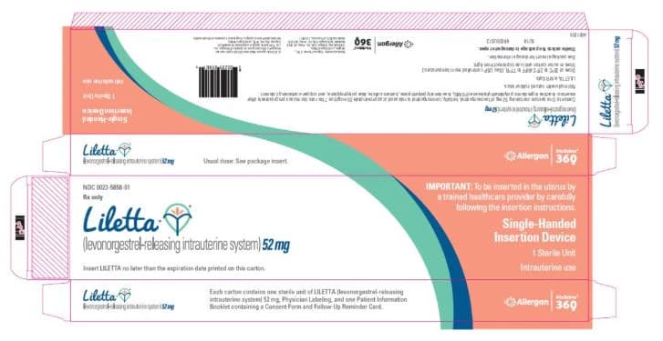Liletta Intrauterine System (IUD), 52 mg Levonorgestrel, Each - Liletta IUD System - Image 1