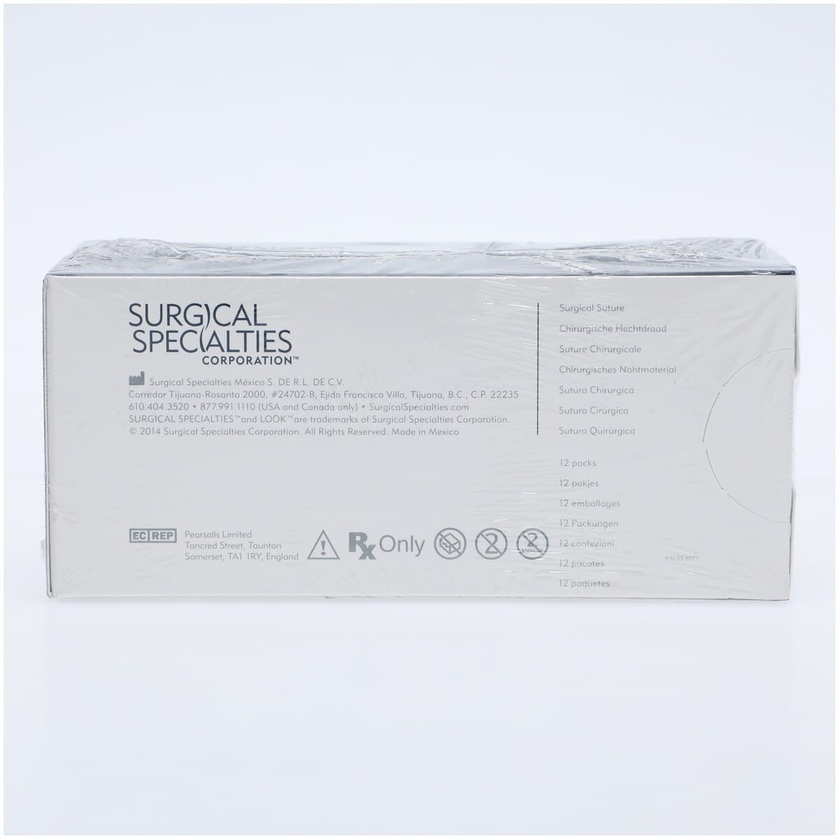 Sharpoint Plus Plain Gut Absorbable Suture, 6-0, 18", Monofilament, P-3 Precision Reverse Cutting 3/8 Circle Needle 13mm, Uncoated Natural, 12/Box thumbnail 4