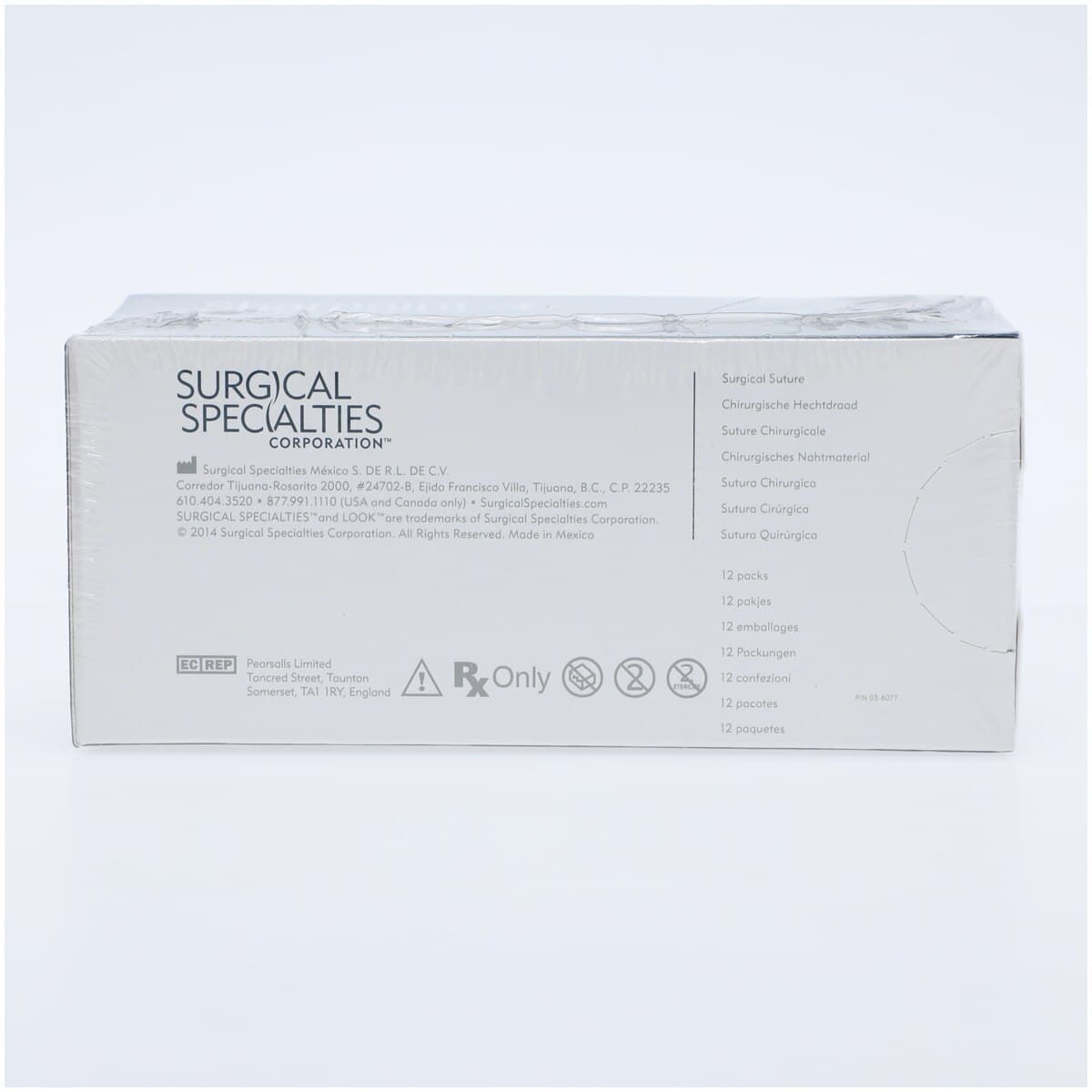Sharpoint Plus Plain Gut Absorbable Suture, 6-0, 18", P-1 Precision Reverse Cutting 3/8 Circle Needle 11mm, Undyed, 12/Box thumbnail 4