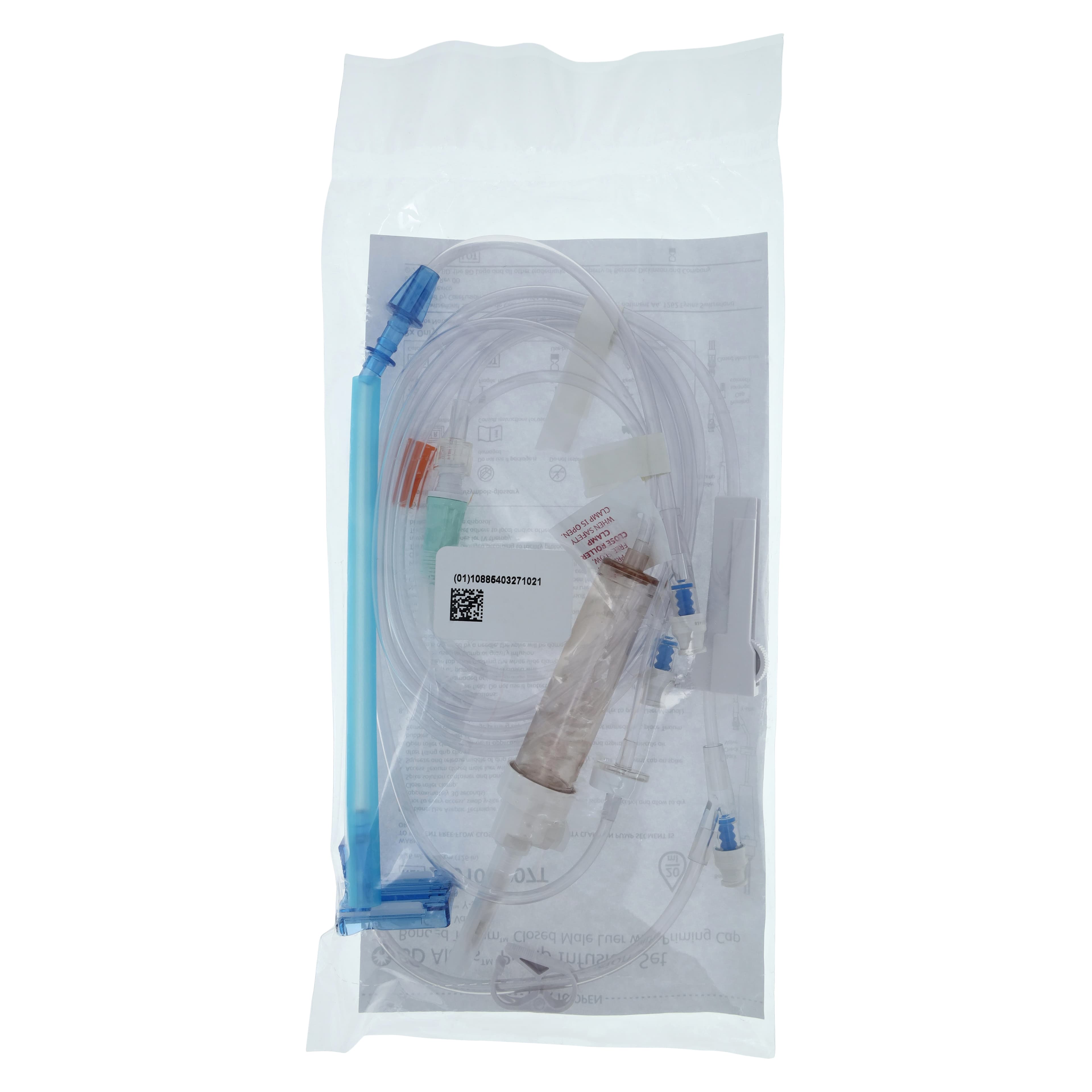 Alaris Pump Module Administration Set, 20 Drops/mL, Priming Volume 26 mL, 126" Tubing, Closed Male Luer Lock Texium Luer, 20/Case thumbnail 2