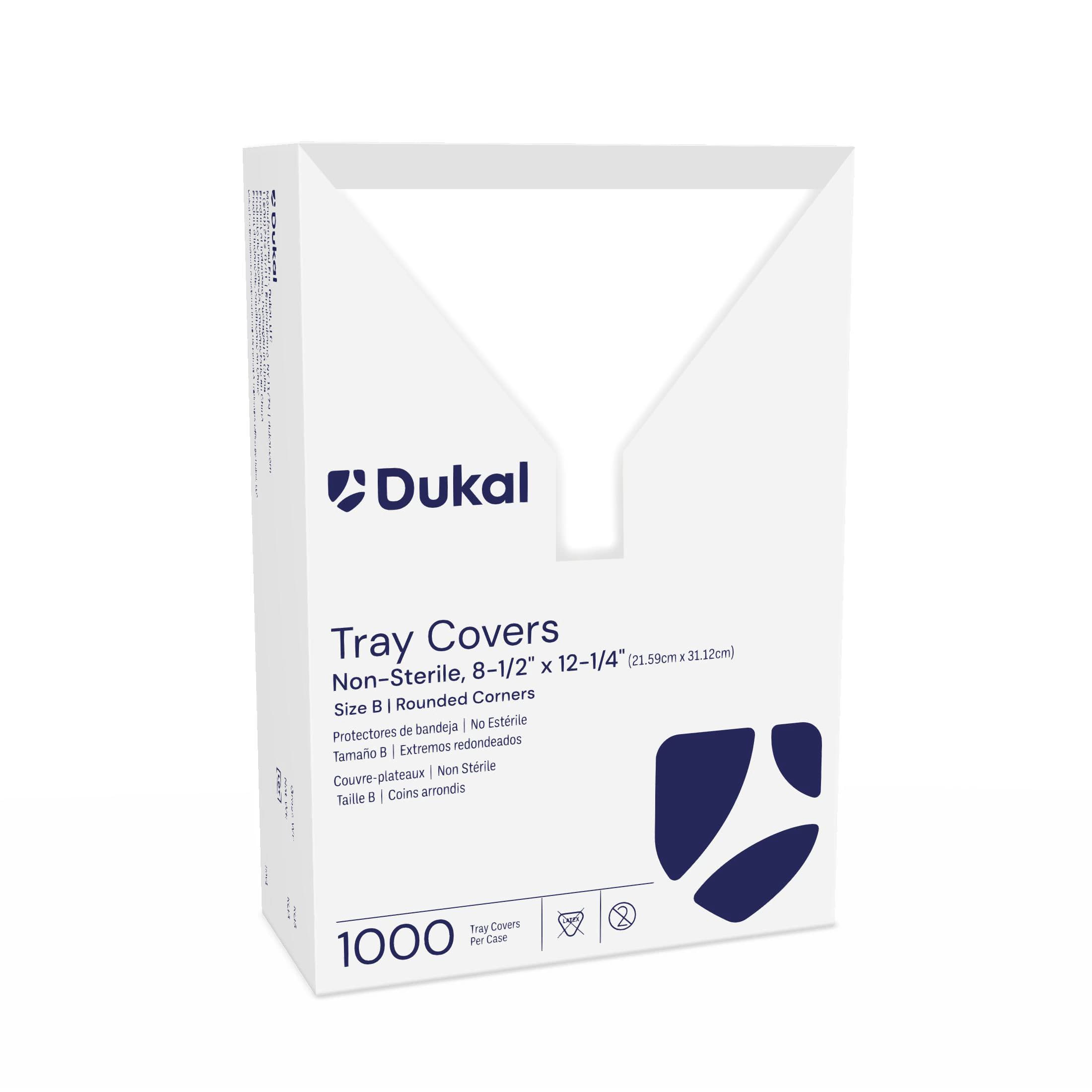 Dukal Disposable Paper Tray Covers, Size B, 8.5" x 12.25", White, 1000/Case, 27506 - Tray Covers, Size B 8 1/2' x 12 1/4' White, case of 1000, 27506 - Image 1
