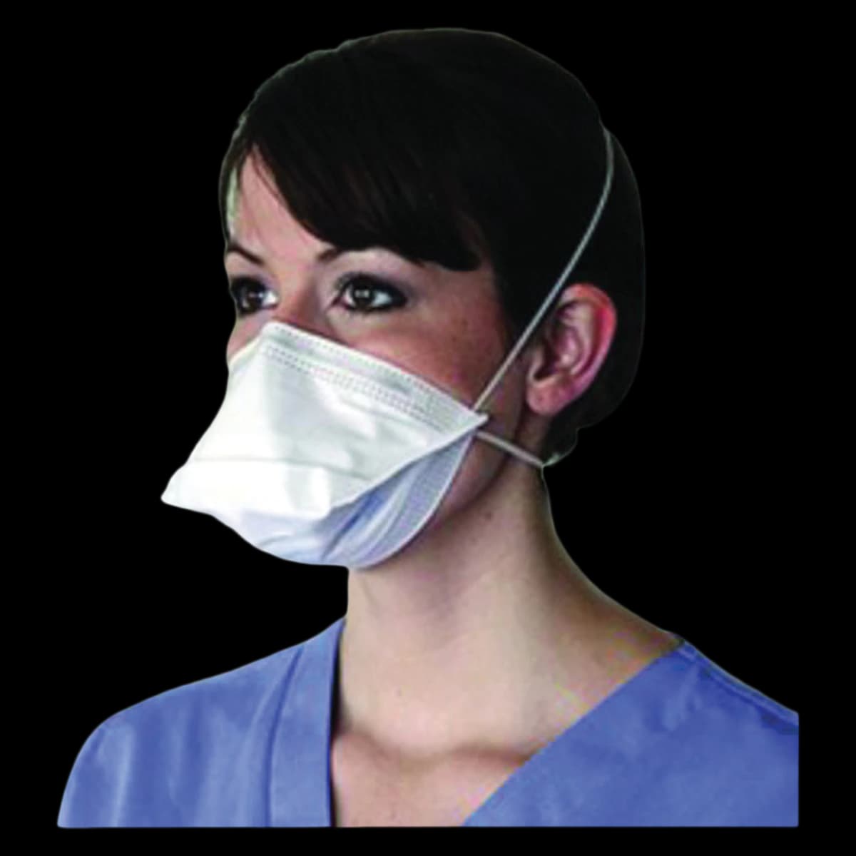 ProGear N95 Particulate Filter Respirator & Surgical Mask, ASTM Level 3, Small, White, 50/Box thumbnail 2
