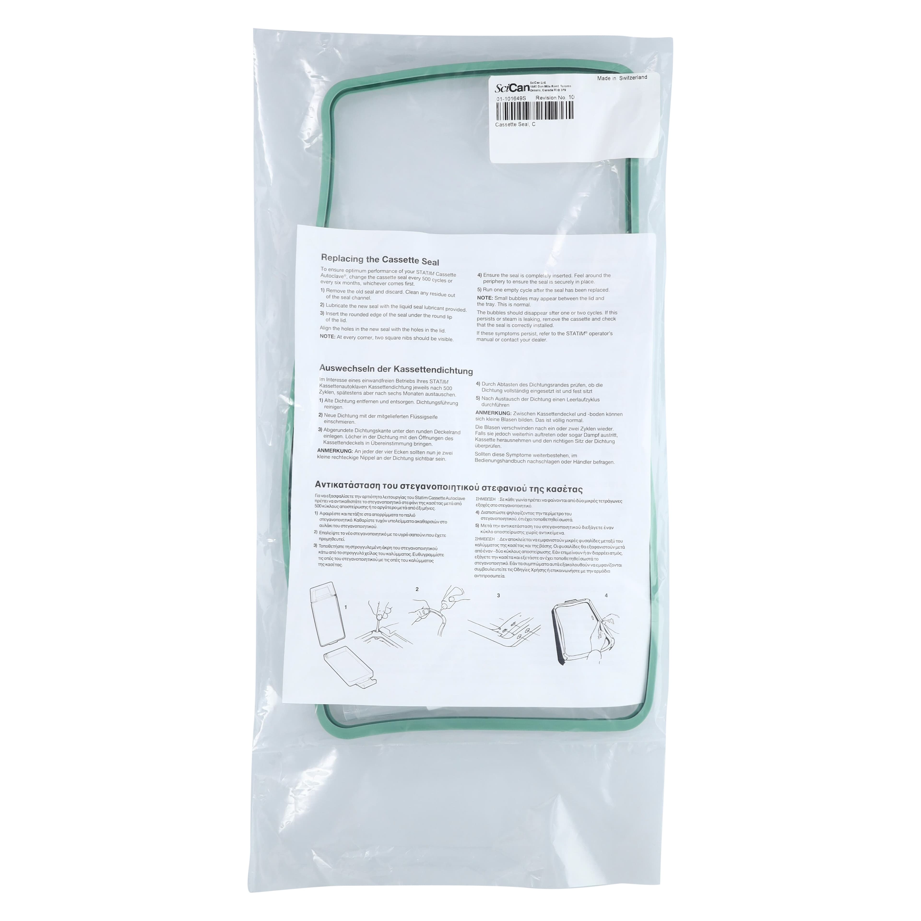 SciCan Statim 5000 Autoclave Cassette Seal and Lube Kit, 01-101649S thumbnail 4