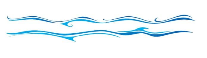 Clinton Industries Ocean Wave Wall Sticker - Sticker Wall Ocean Wave - Image 1