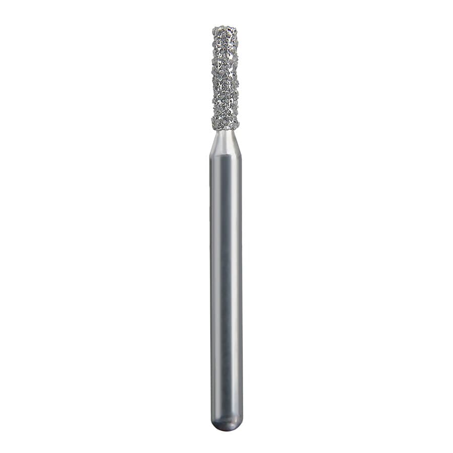 Spring Health Products #515.5 Coarse Flat End Cylinder Diamond Bur, FG, 836-012, Single-Use, 25/Pack - #515.5 Coarse Flat End Cylinder Spring Diamond FG 836-012 Single-Use Pack of 25 - Image 1