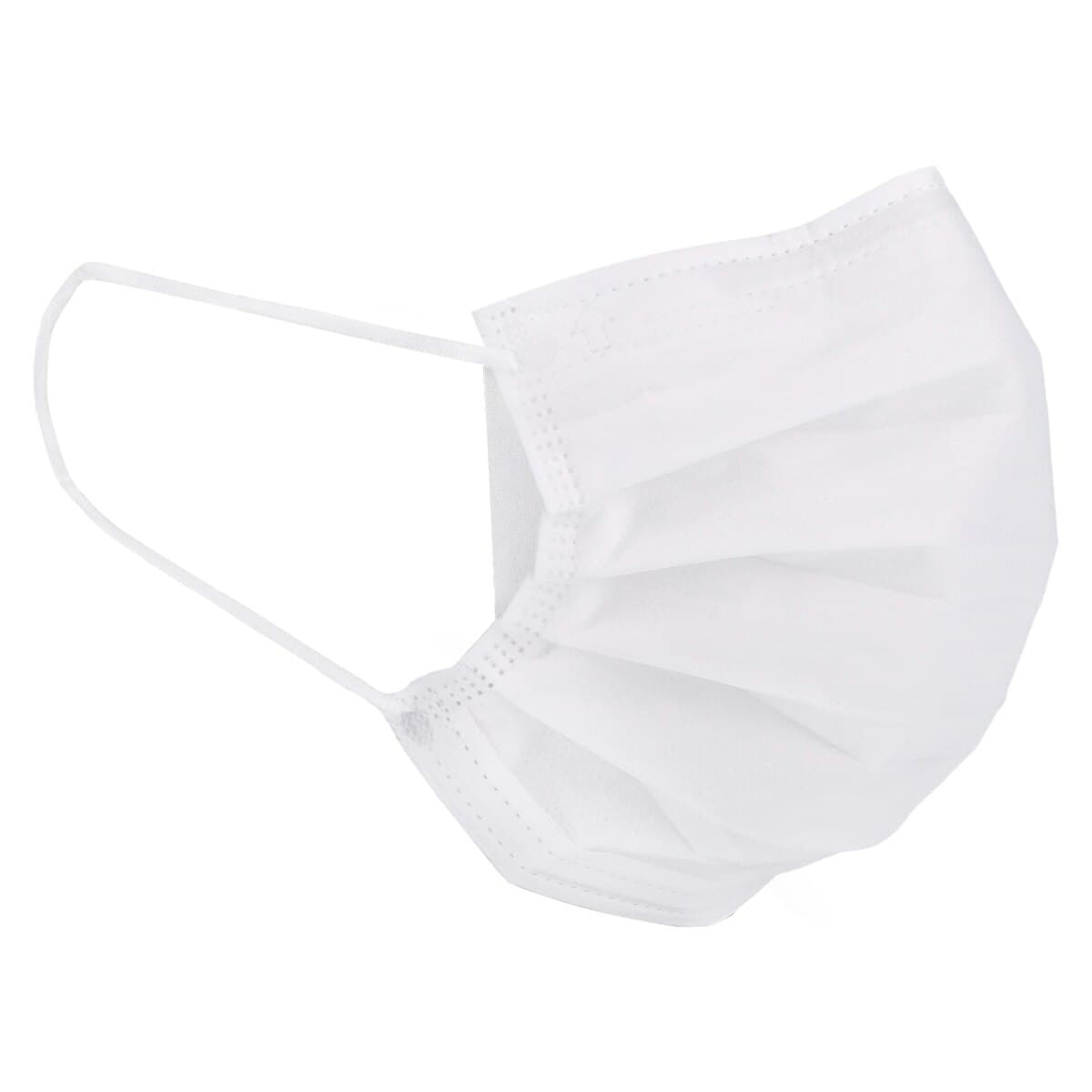 BeeSure Vibe ASTM Level 3 Earloop Face Mask, Pure White, 4-Ply, Anti-Fog, 50/Box, BE2580 thumbnail 3