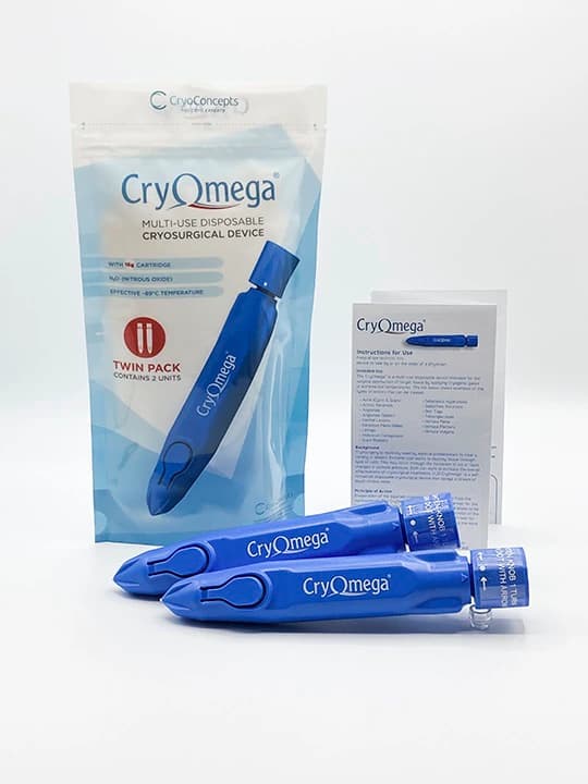 CryOmega Multi-Use Cryosurgical Device, Twin Pack - Cryomega Twin Pack - Image 1