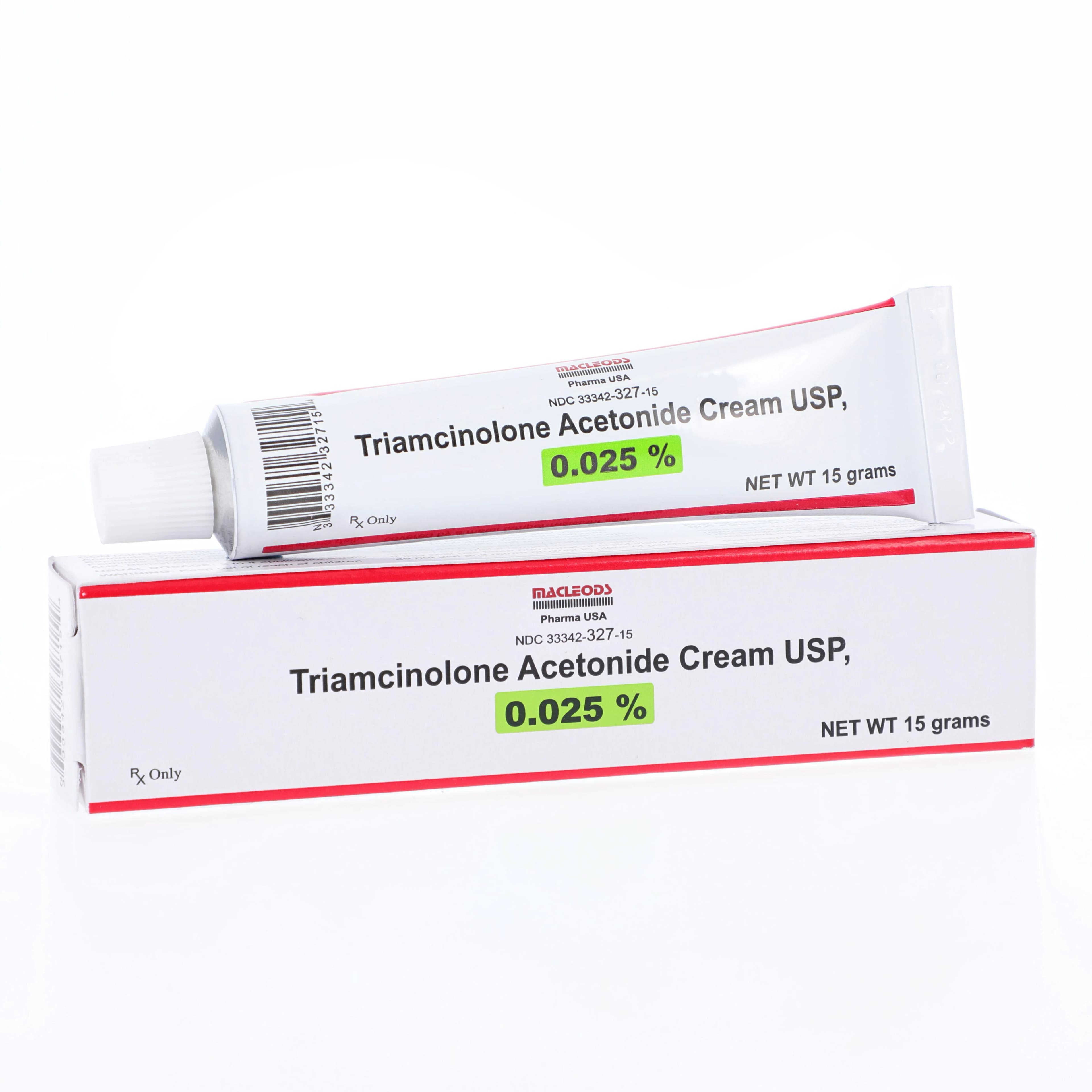 Triamcinolone Acetonide Cream 0.025%, 15g Tube - Triamcinolone Acetonide Cream - Image 1