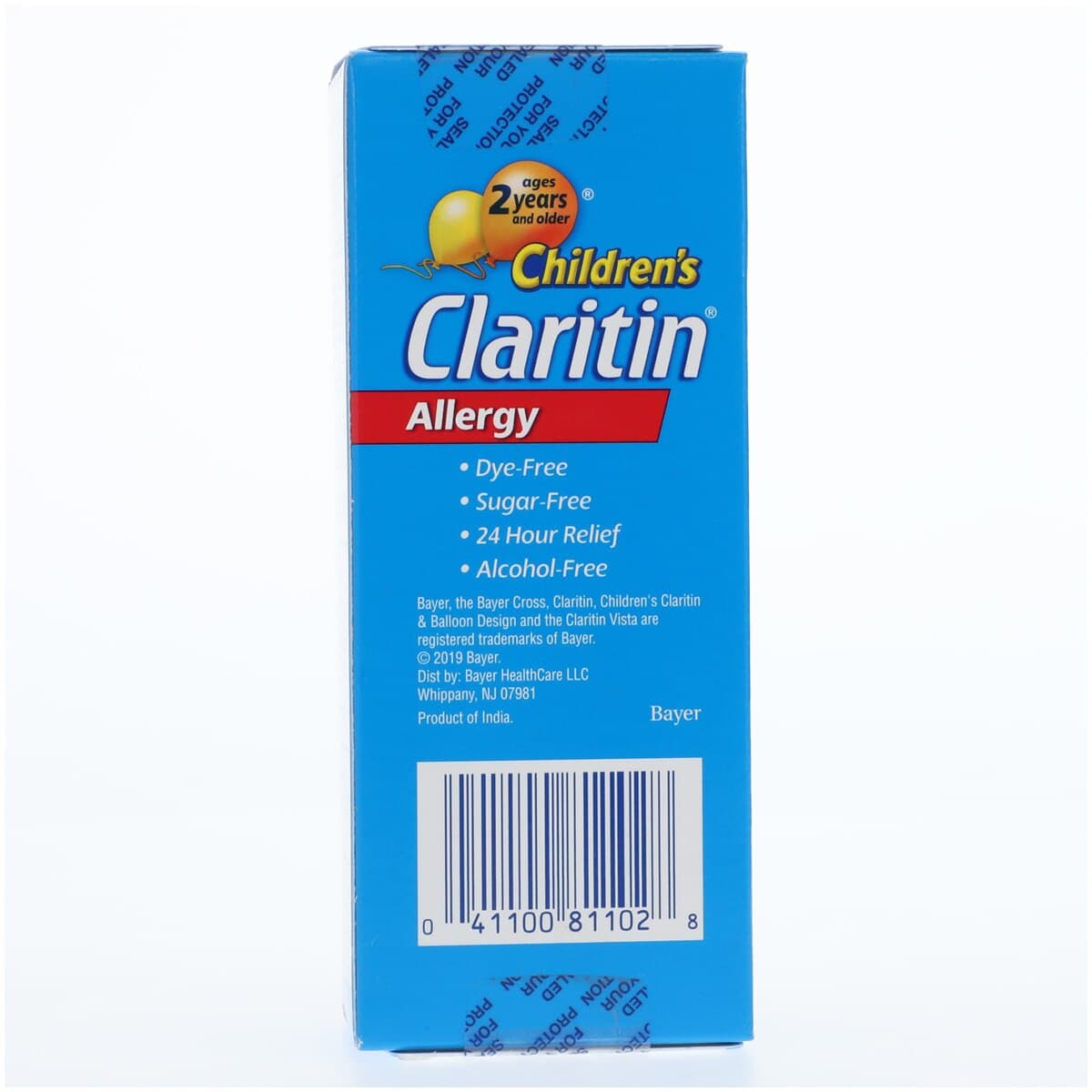 Claritin Children's Allergy Syrup, Grape, 5 mg/5 mL, 4 oz Bottle thumbnail 3