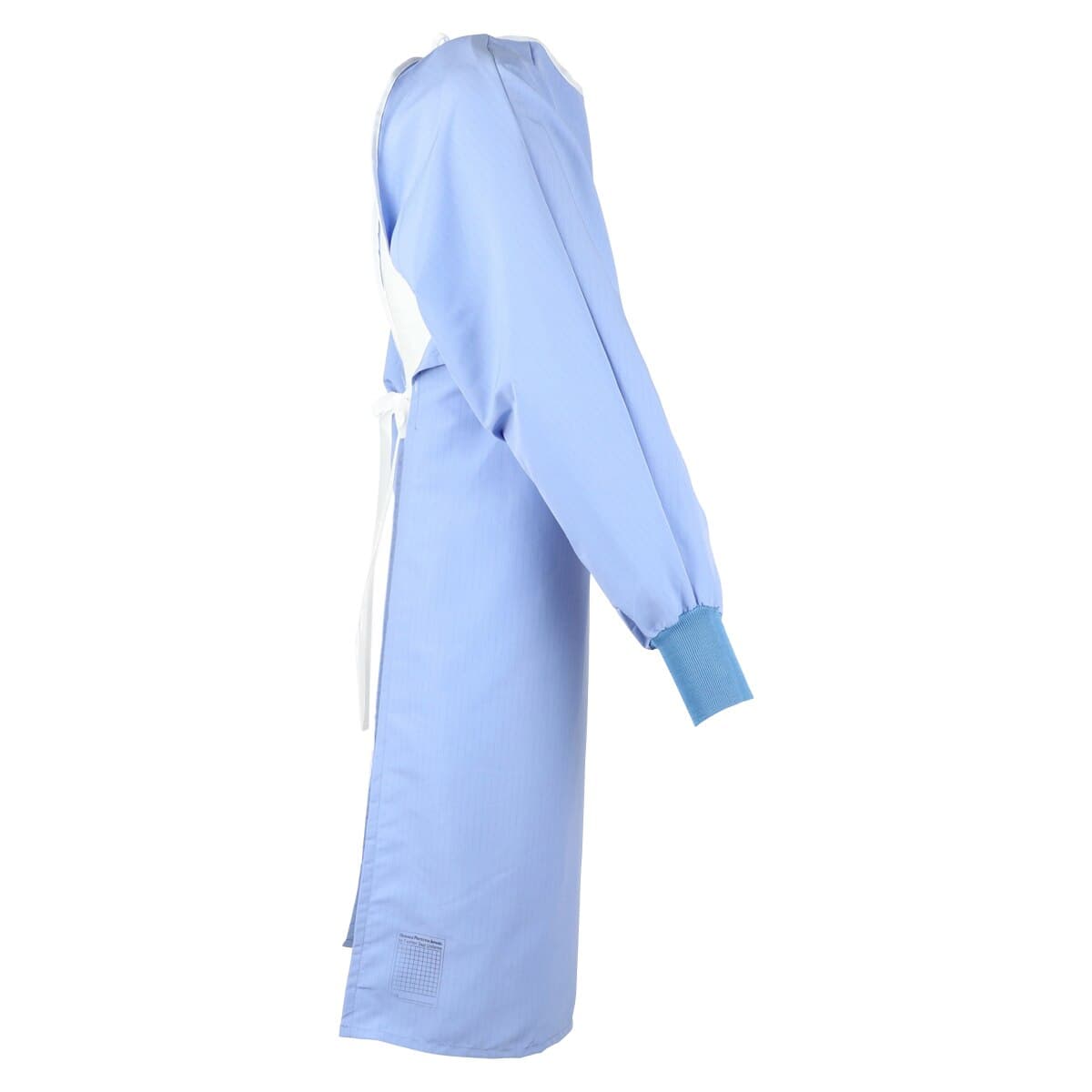 Fashion Seal Apron Gown, Unisex, X-Large, Ceil Blue, All-Barrier Fabric, Fluid Resistant, Non-Reversible thumbnail 2