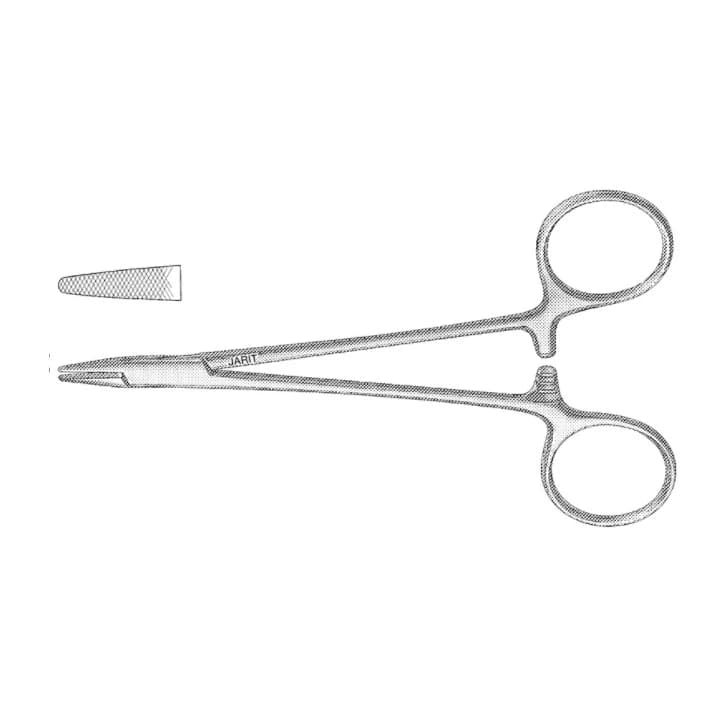 Jarit Hegar-Baumgartner Needle Holder, Carb-Bite, 5.75" - Needle Holder Hegar-Baum 5.75" - Image 1