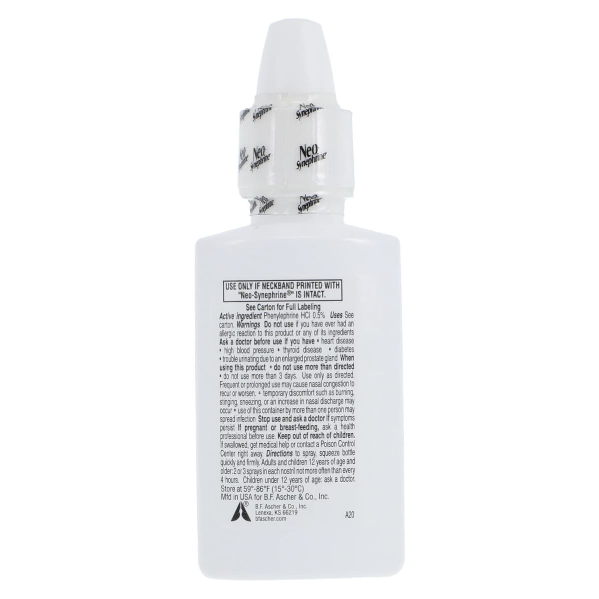 Neo-Synephrine Regular Spray, 0.5%, 15mL/Bottle thumbnail 3