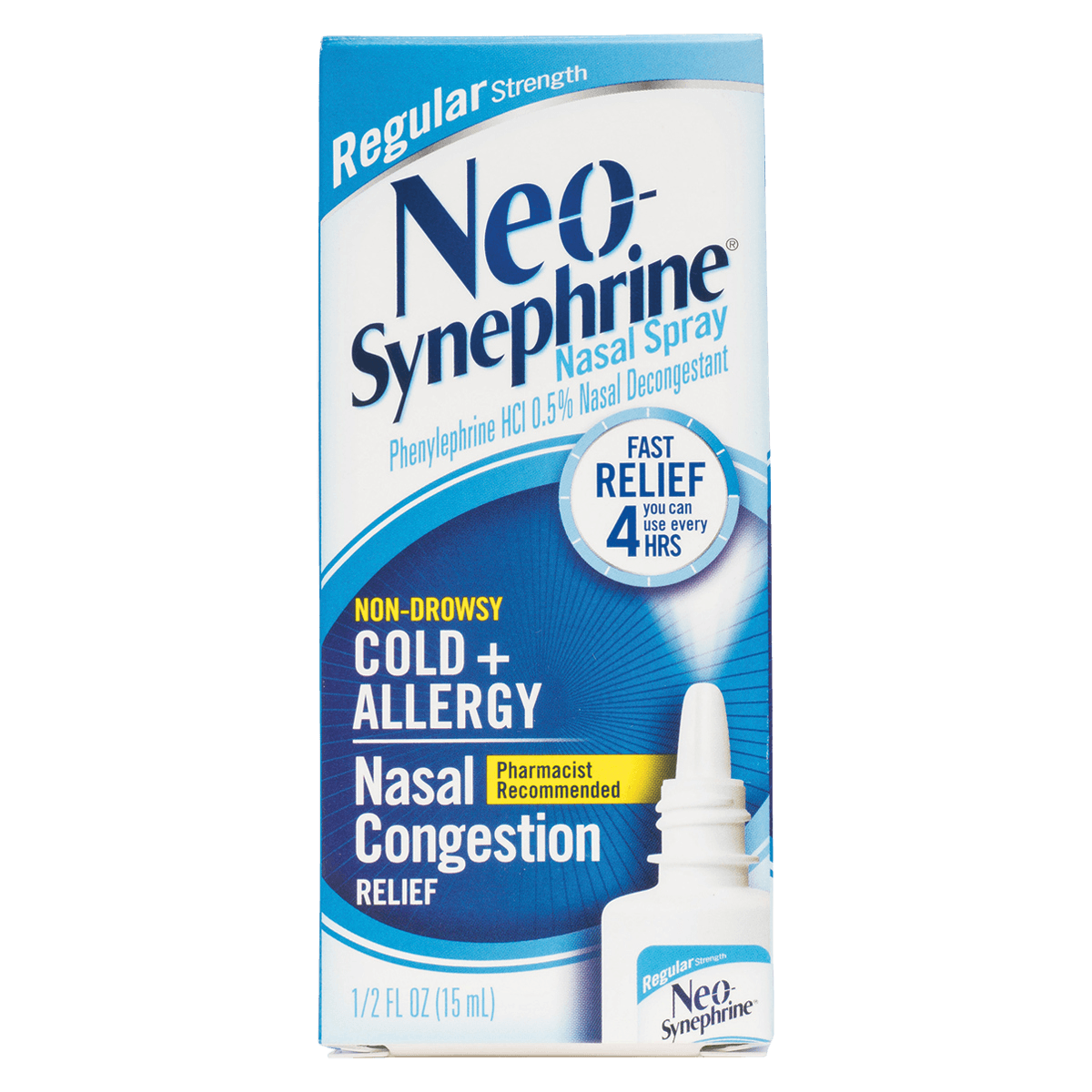 Neo-Synephrine Regular Spray, 0.5%, 15mL/Bottle thumbnail 2