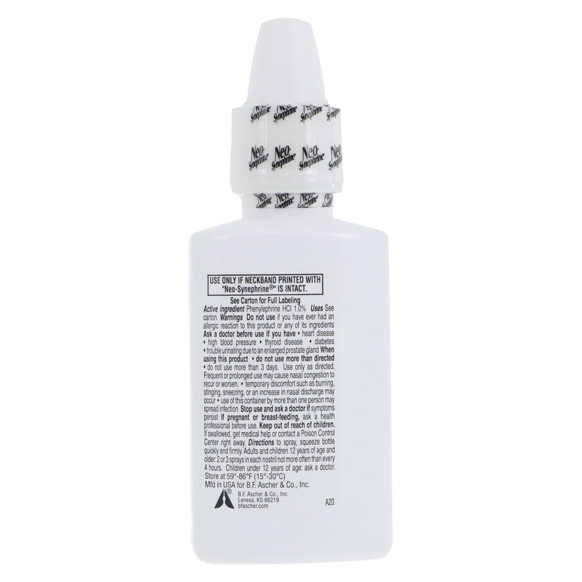 Neo-Synephrine Extra Strength 1% Nasal Decongestant Spray, 15mL/Bottle thumbnail 3