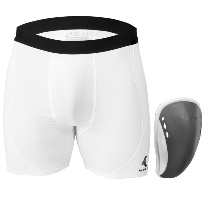 Mueller Sports Medicine Flex Shield Support Shorts, X-Large, Adult Lower Body 38-42" - Shorts Support w/ Flex Shield - Image 1