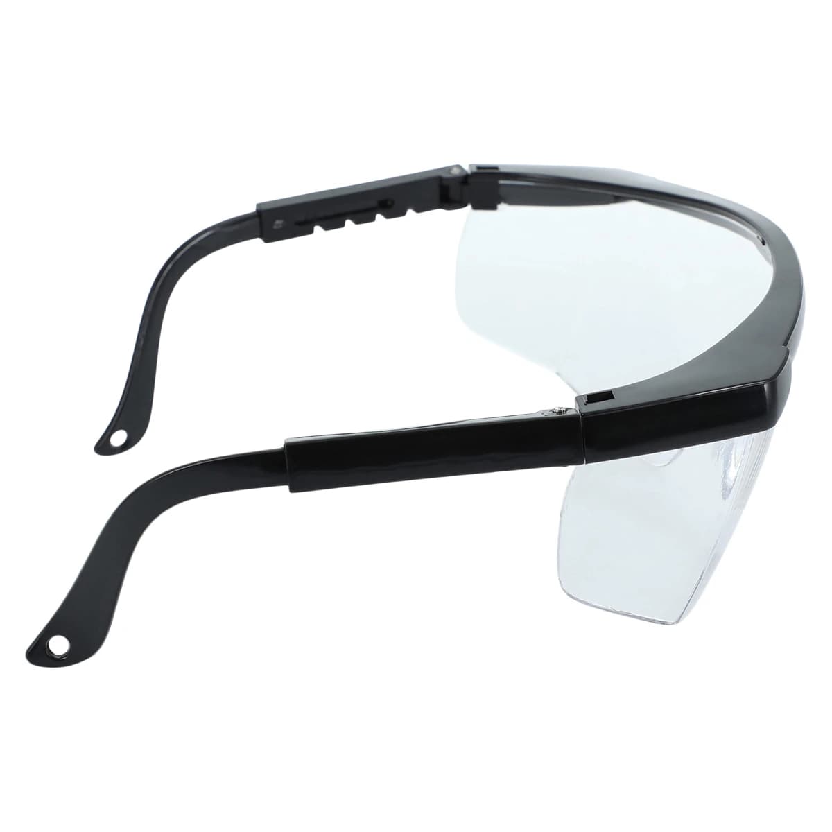 Dynarex Clear Safety Glasses with Black Frames, 50/Case thumbnail 4