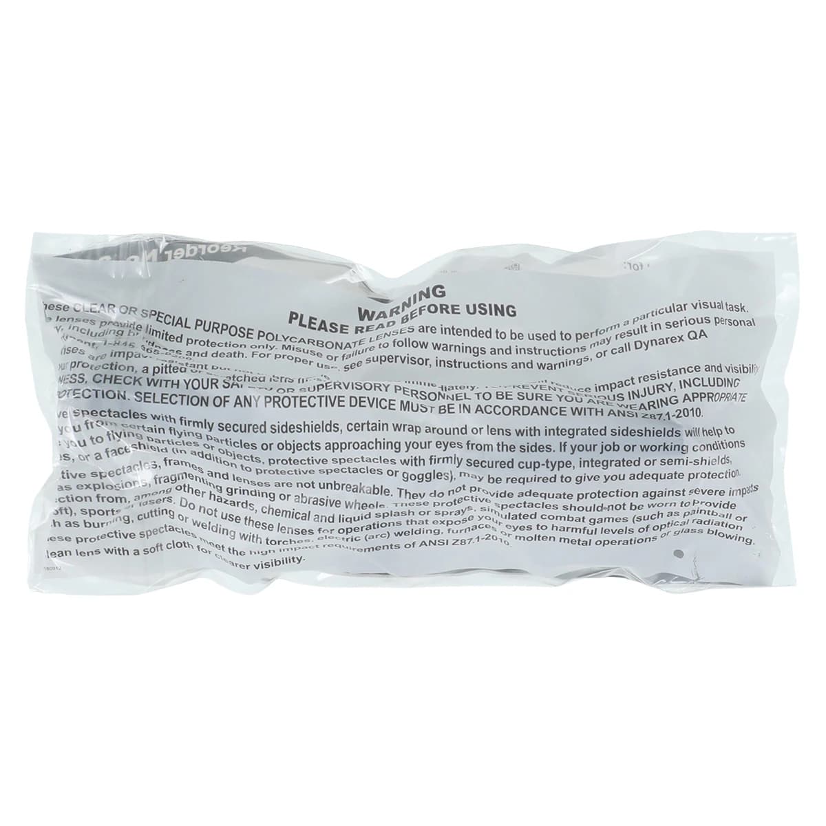 Dynarex Clear Safety Glasses with Black Frames, 50/Case thumbnail 6