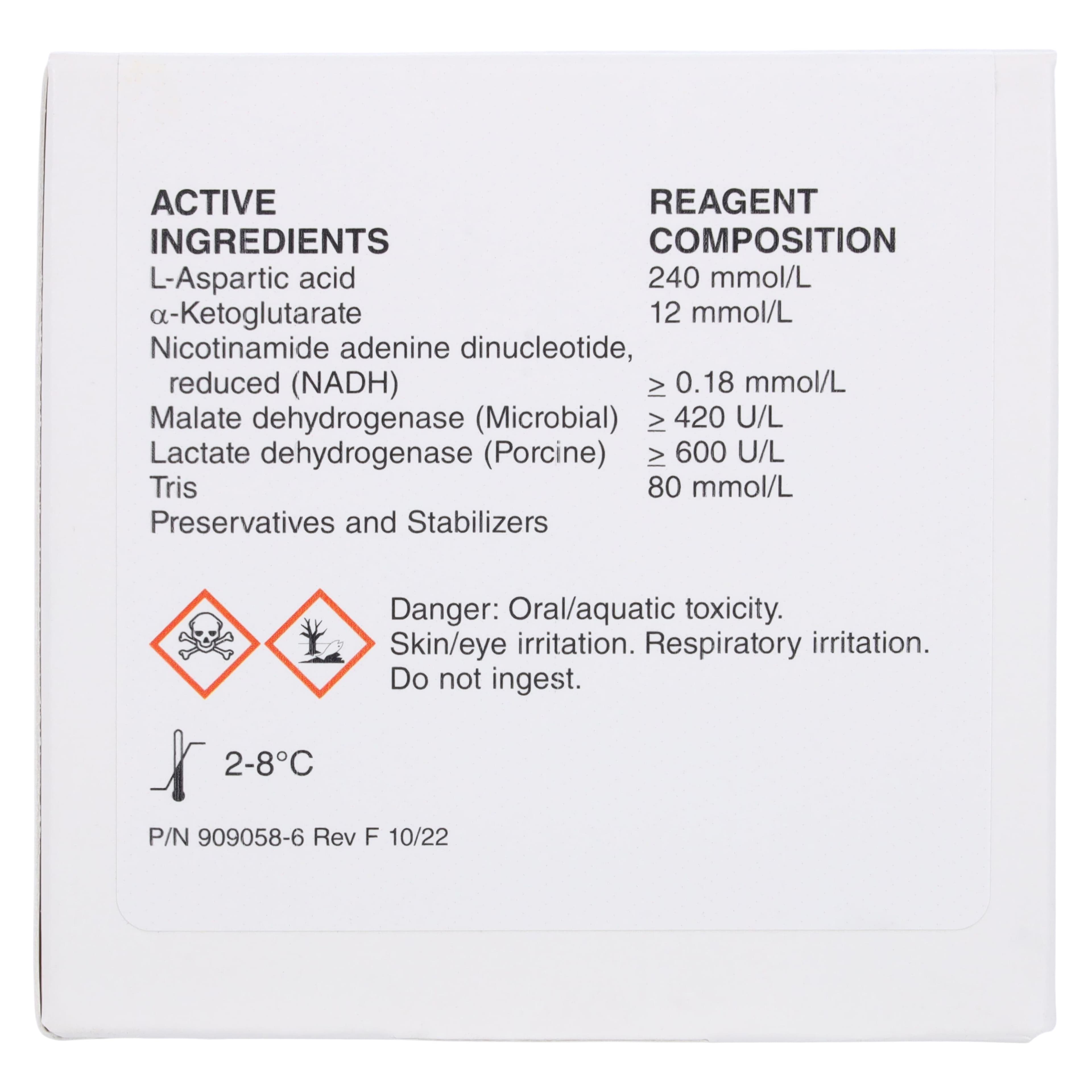 Alfa Wassermann AST Reagent (Aspartate Aminotransferase), 1 Kit thumbnail 2