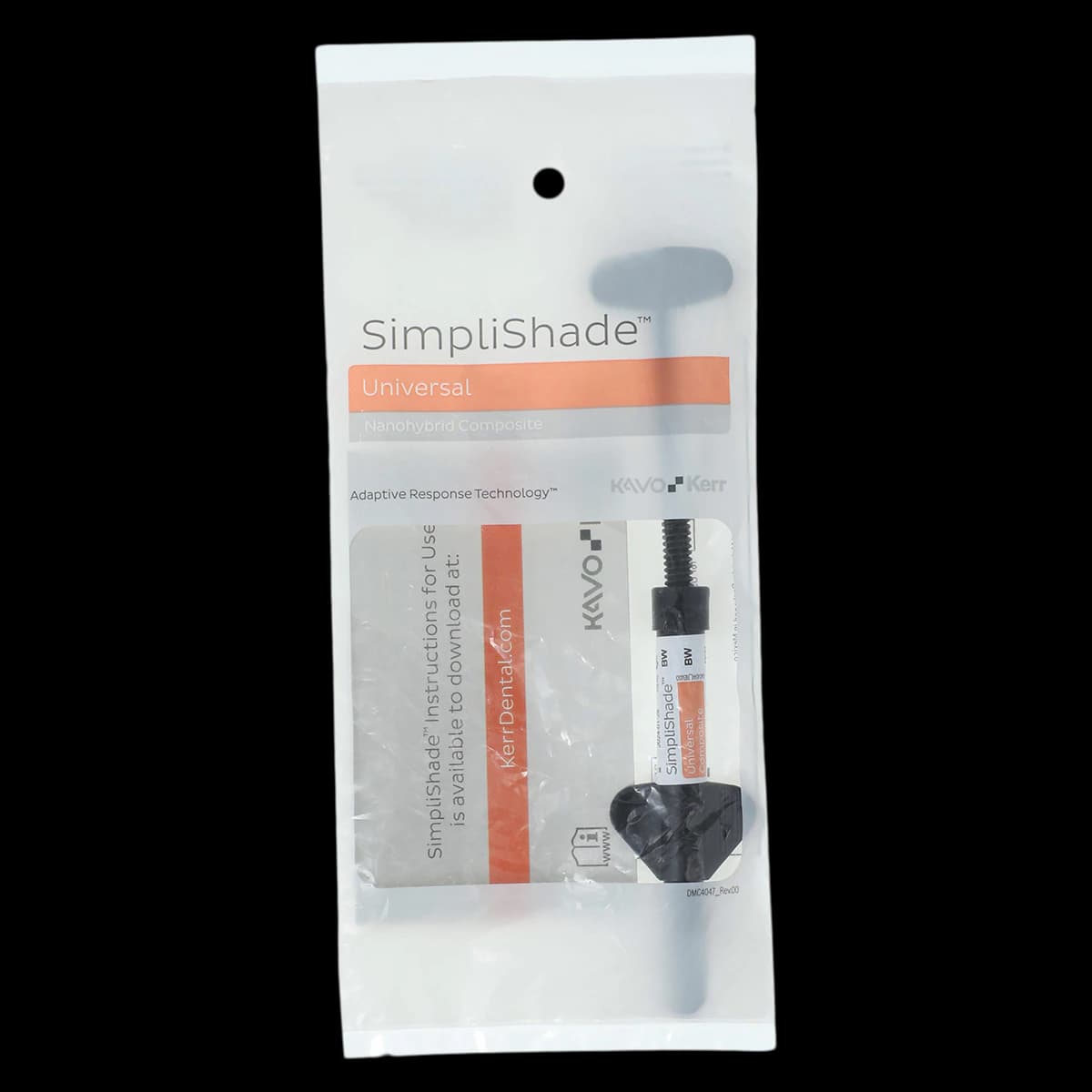 Kerr SimpliShade Universal Composite Syringe, Bleach White, 4g, 37004 - SimpliShade Universal 4g Syringe BL, 37004 - Image 1