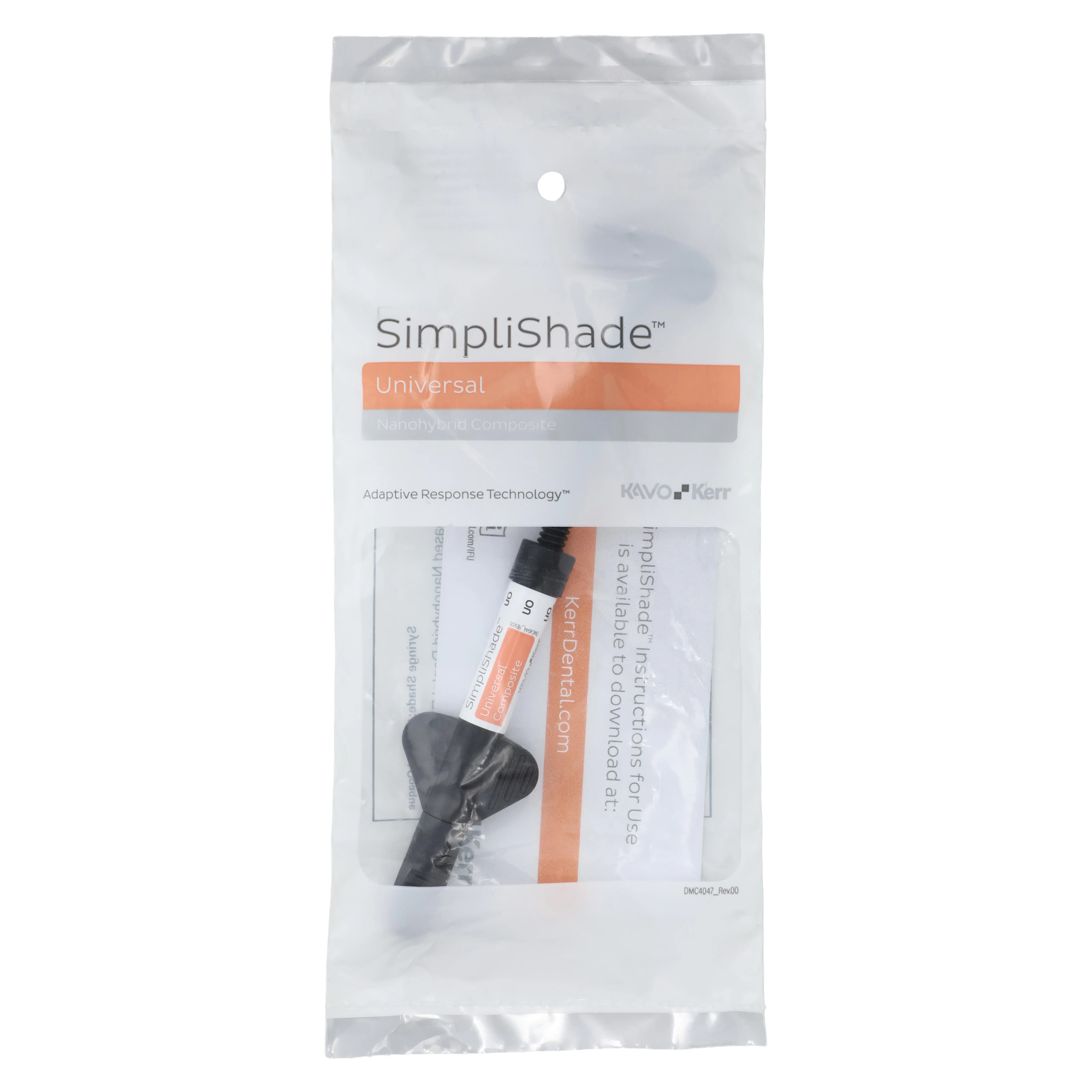 Kerr SimpliShade Universal Composite Syringe, Universal Opaque, 4g, Refill, 37005 thumbnail 5