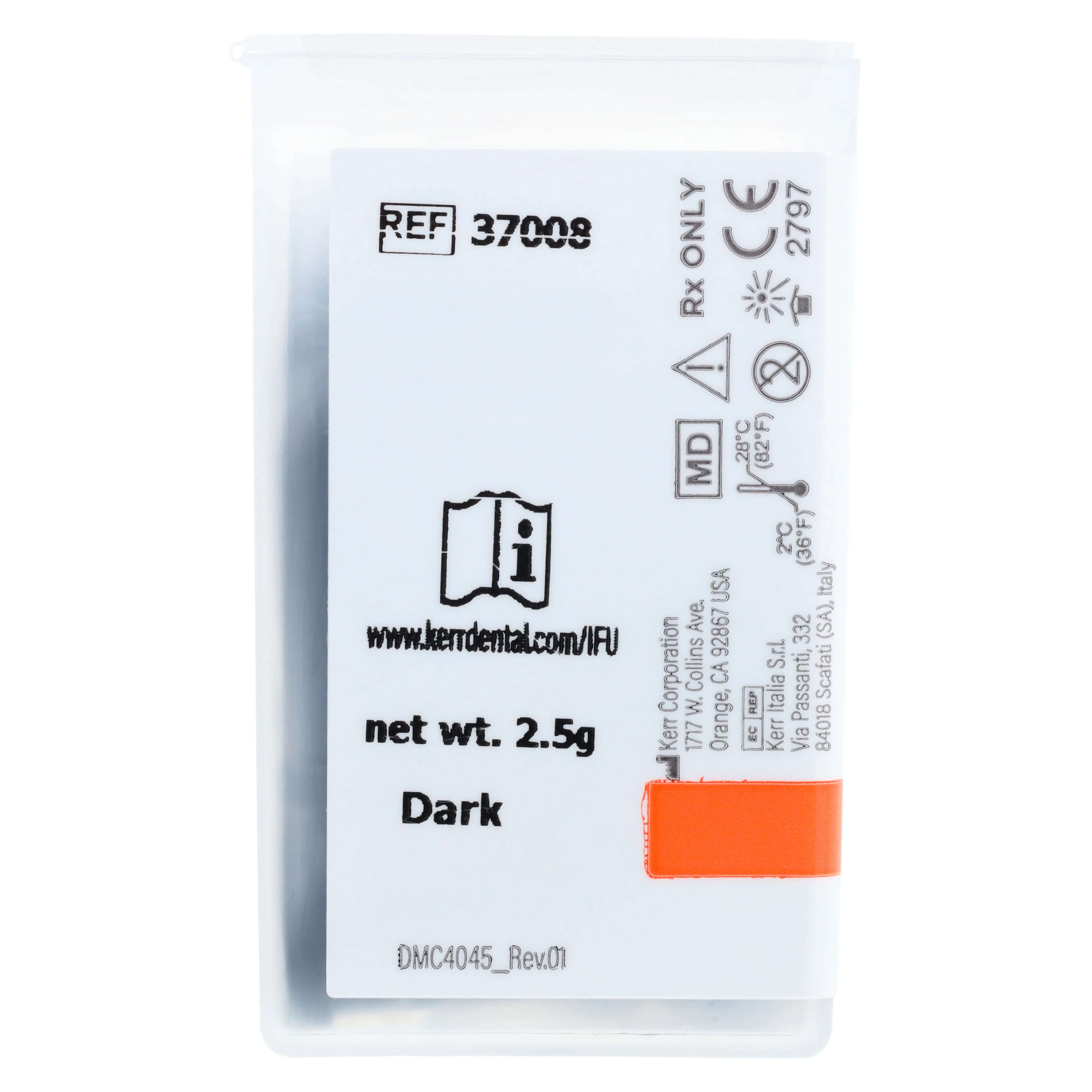 Kerr SimpliShade Universal Composite Unidose Refill, Dark Shade, 0.25g Compules, 10/Pack, 37008 thumbnail 4