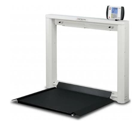 Detecto Wheelchair Scale, Wall-Mount - Scale Wheelchair Wall-Mount - Image 1