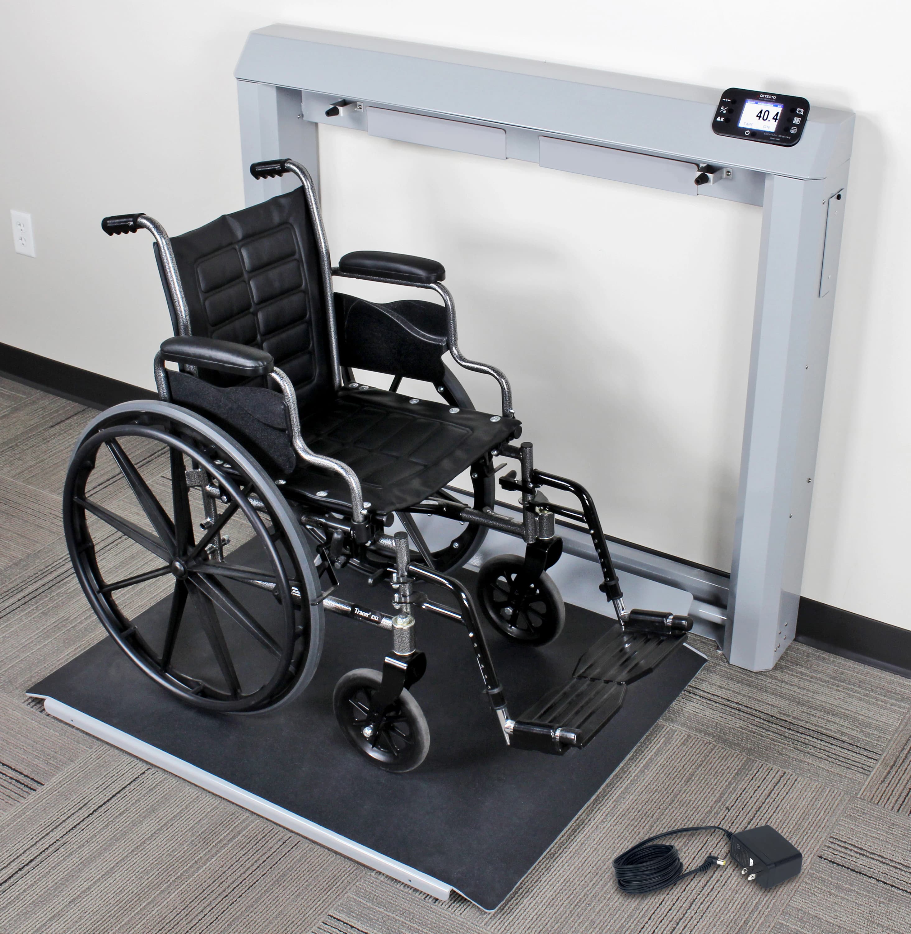 Detecto Wheelchair Scale, Wall-Mount thumbnail 2